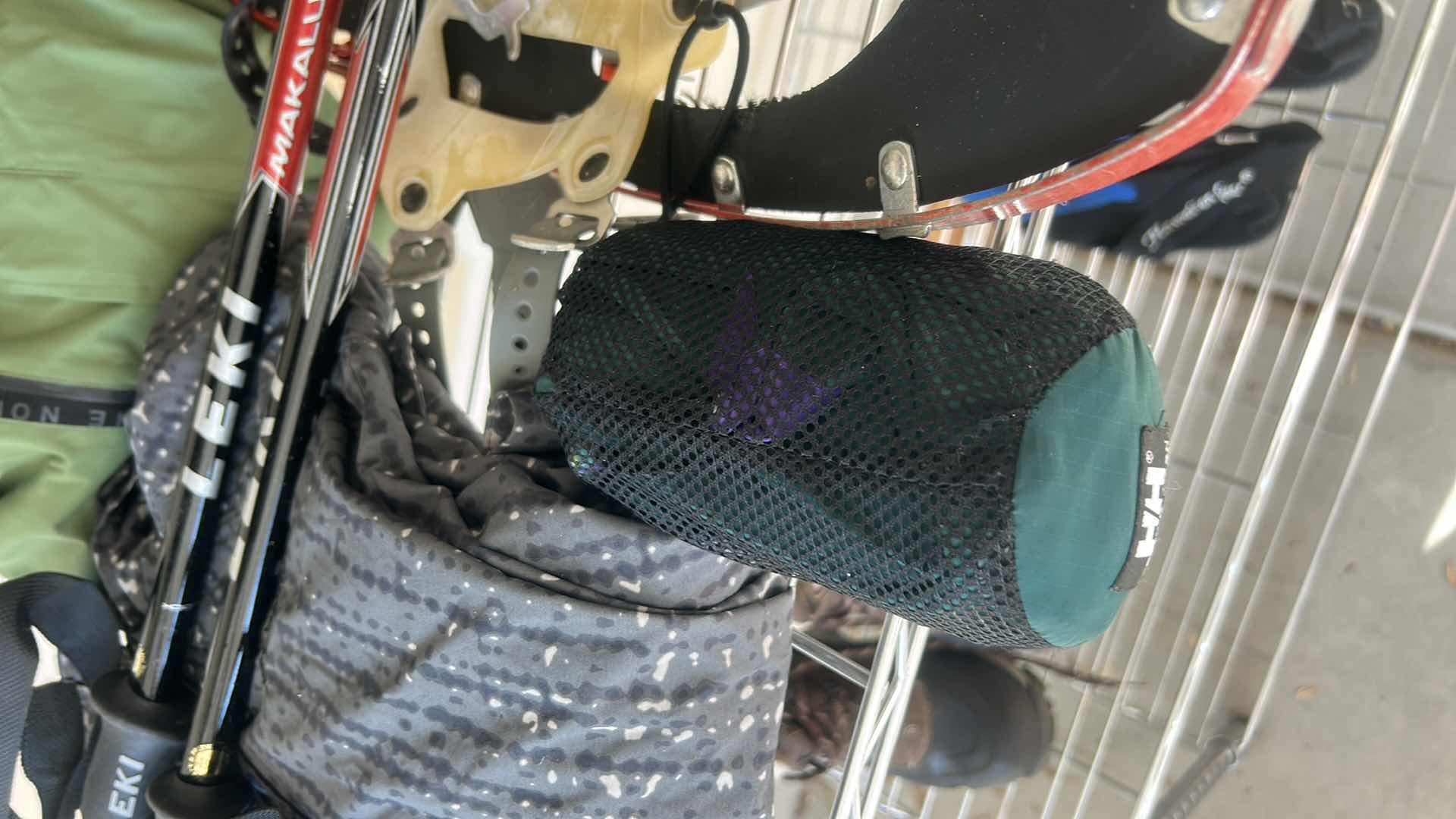 Photo 1 of SNOW SHOES, POLES AND GLOVES, WINTER GARMENTS, AND MORE (SIZE 10 SHOES)