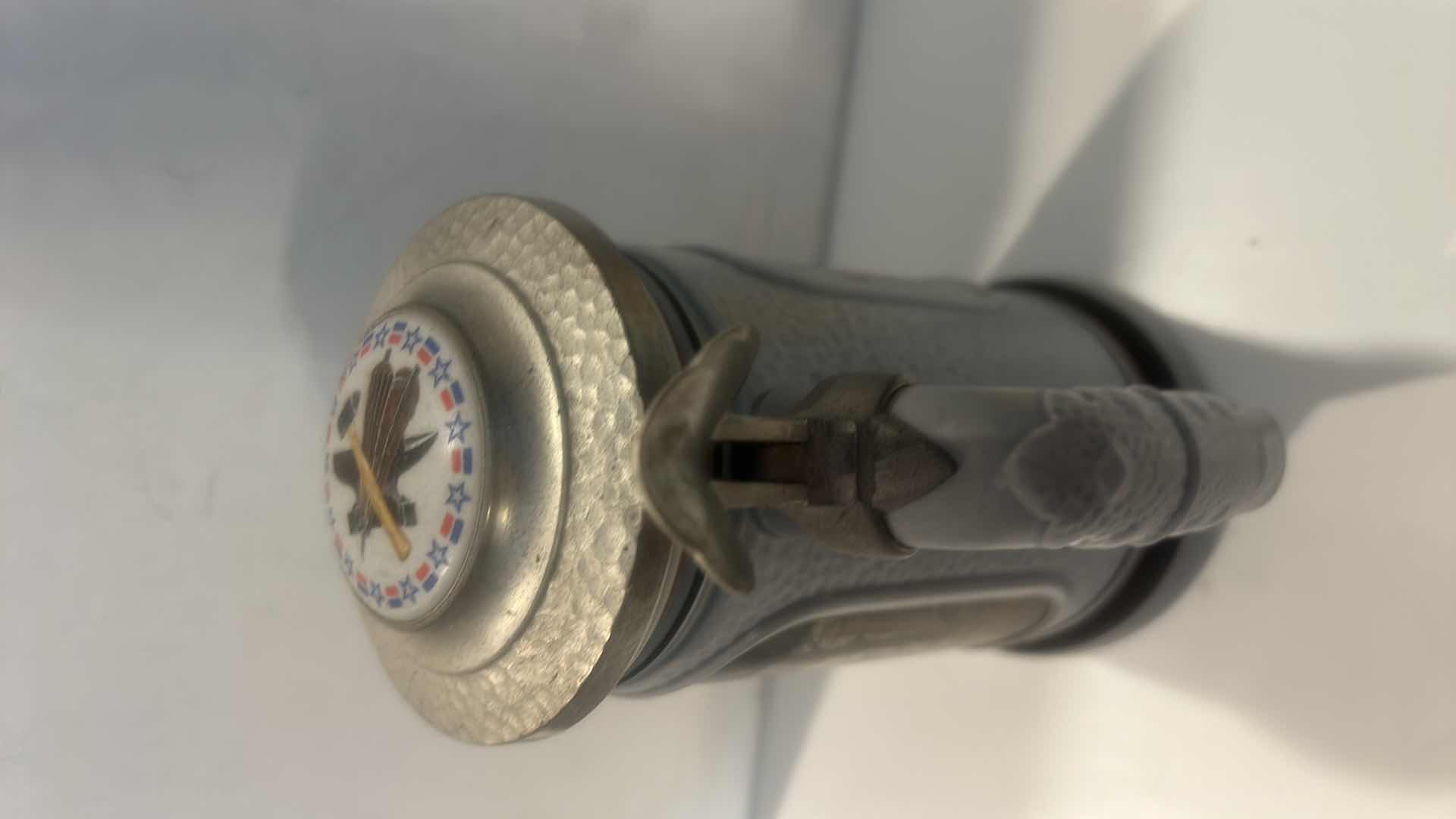 Photo 1 of AVON CERAMIC BEER STEIN TITLED "THE BLACKSMITH"