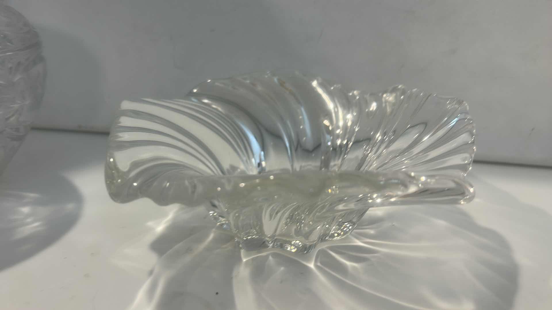Photo 1 of CRYSTAL AND PRESSED GLASSWARE TALLEST 8”