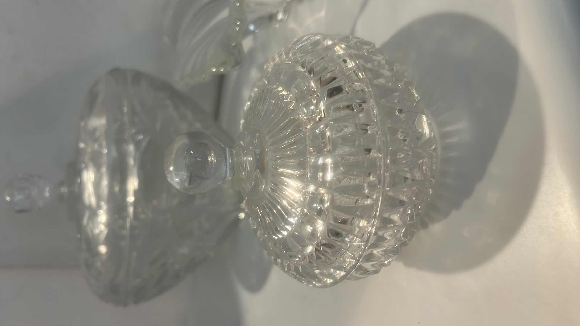 Photo 1 of CRYSTAL AND PRESSED GLASSWARE TALLEST 8”