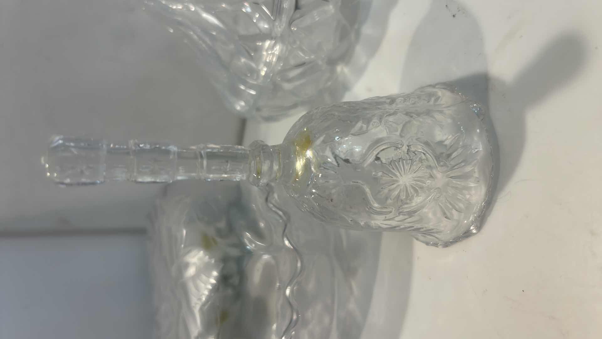 Photo 1 of 3 CRYSTAL PIECES- BELL H5.5” & 2 LIDDED BOXES