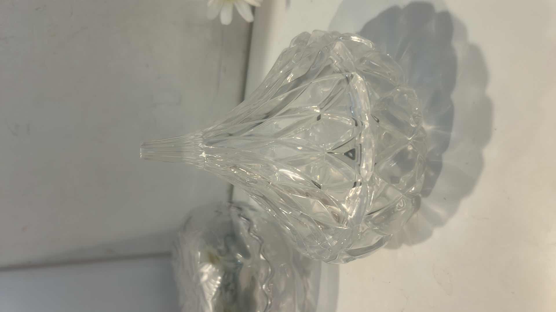 Photo 1 of 3 CRYSTAL PIECES- BELL H5.5” & 2 LIDDED BOXES