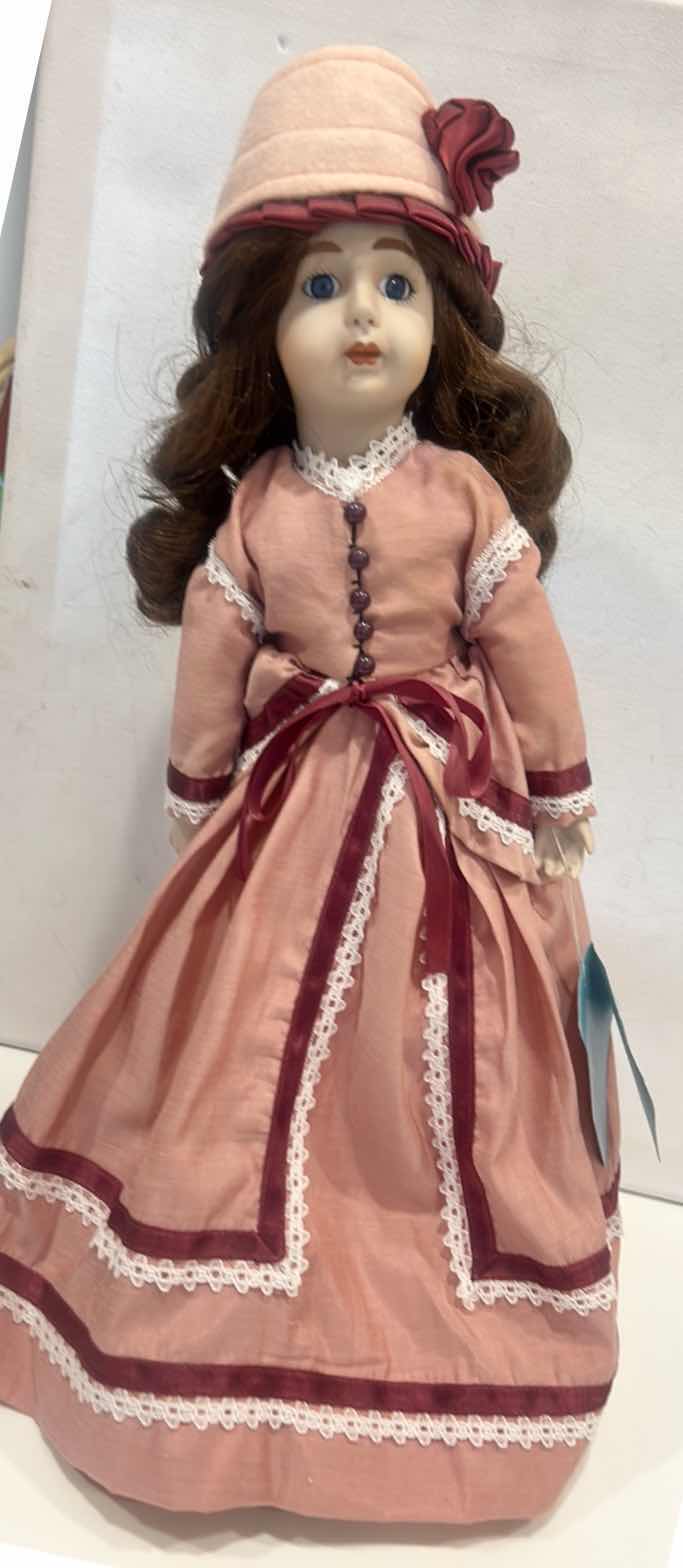 Photo 1 of VINTAGE DYNASTY VICTORIAN-STYLE COLLECTORS PORCELAIN DOLL H17”