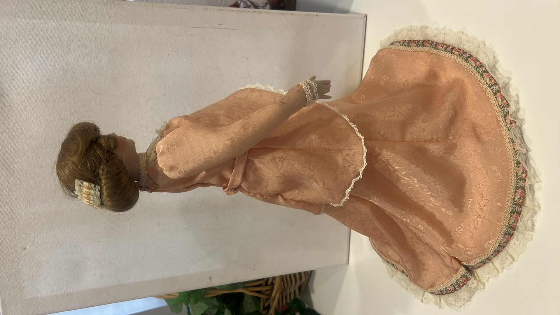 Photo 1 of COLLECTIBLE PORCELAIN DOLL H17”
H 17” $45