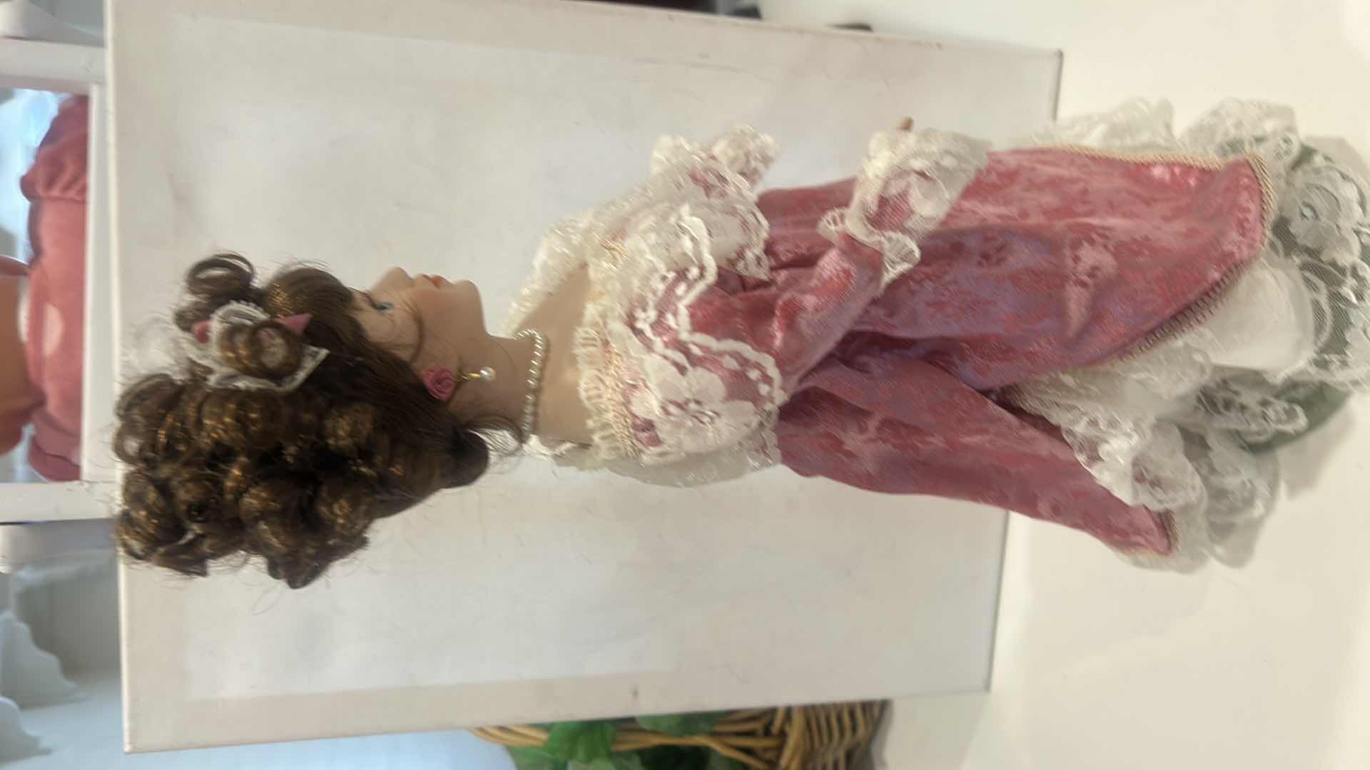 Photo 1 of PORCELAIN COLLECTIBLE DOLL H19”