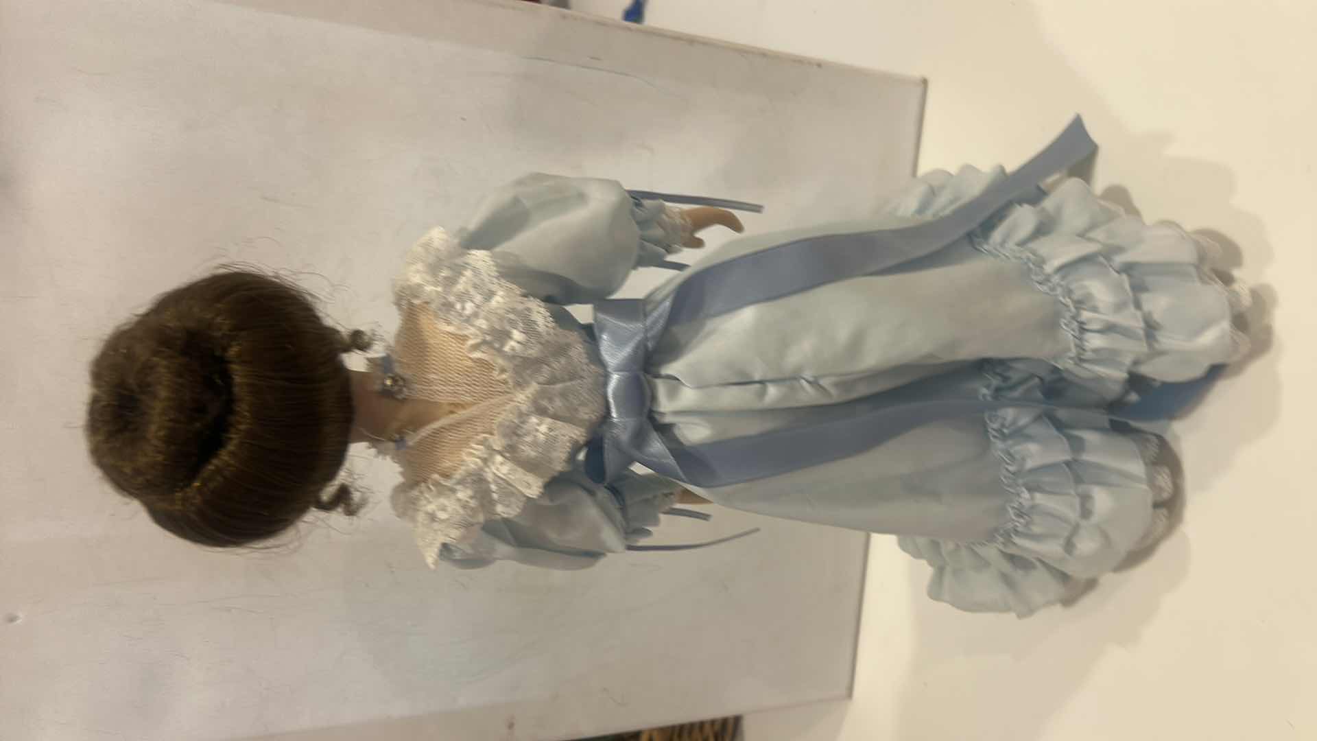 Photo 1 of FINE PORCELAIN COLLECTIBLE DOLL H18” $20