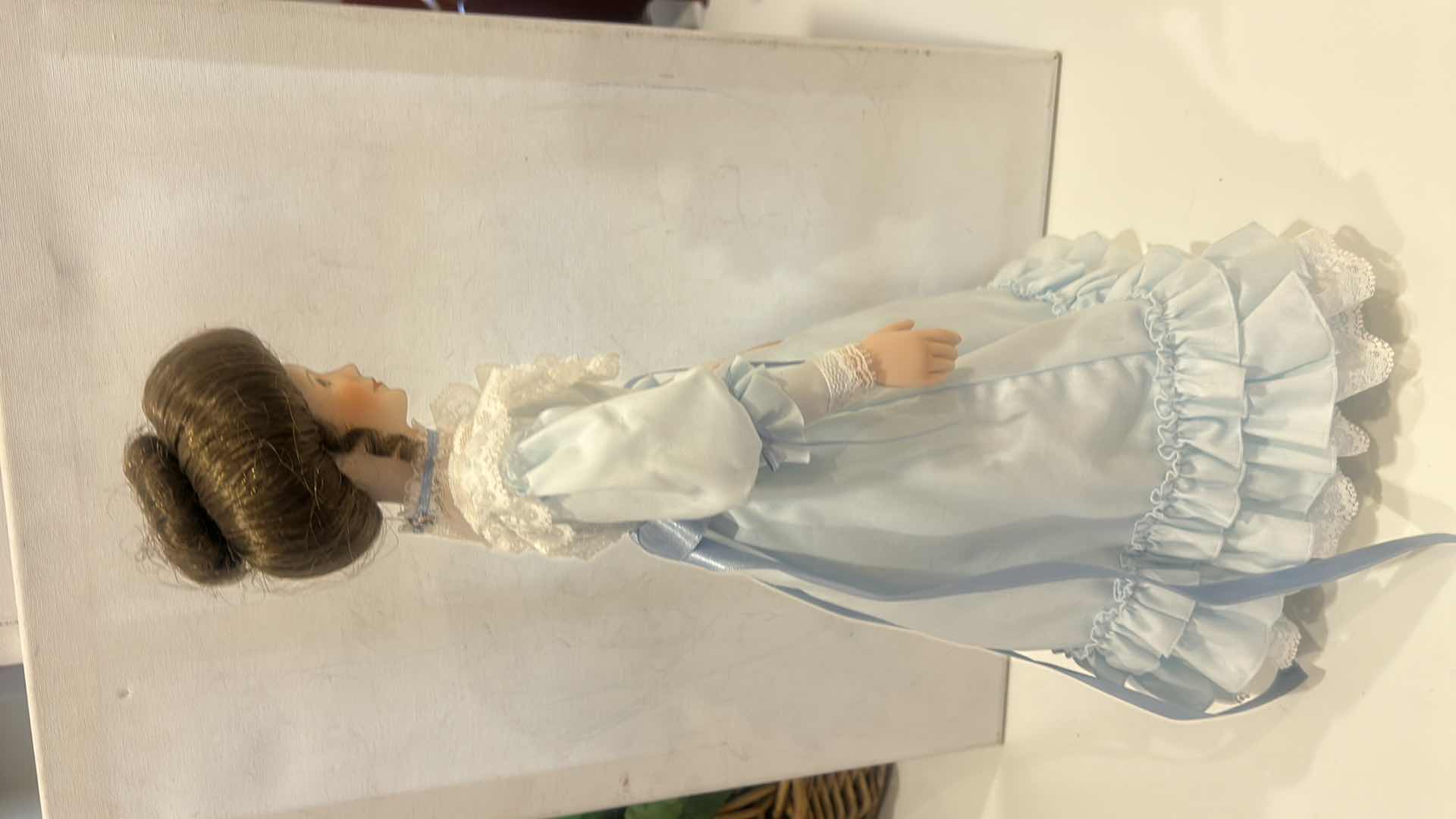 Photo 1 of FINE PORCELAIN COLLECTIBLE DOLL H18” $20