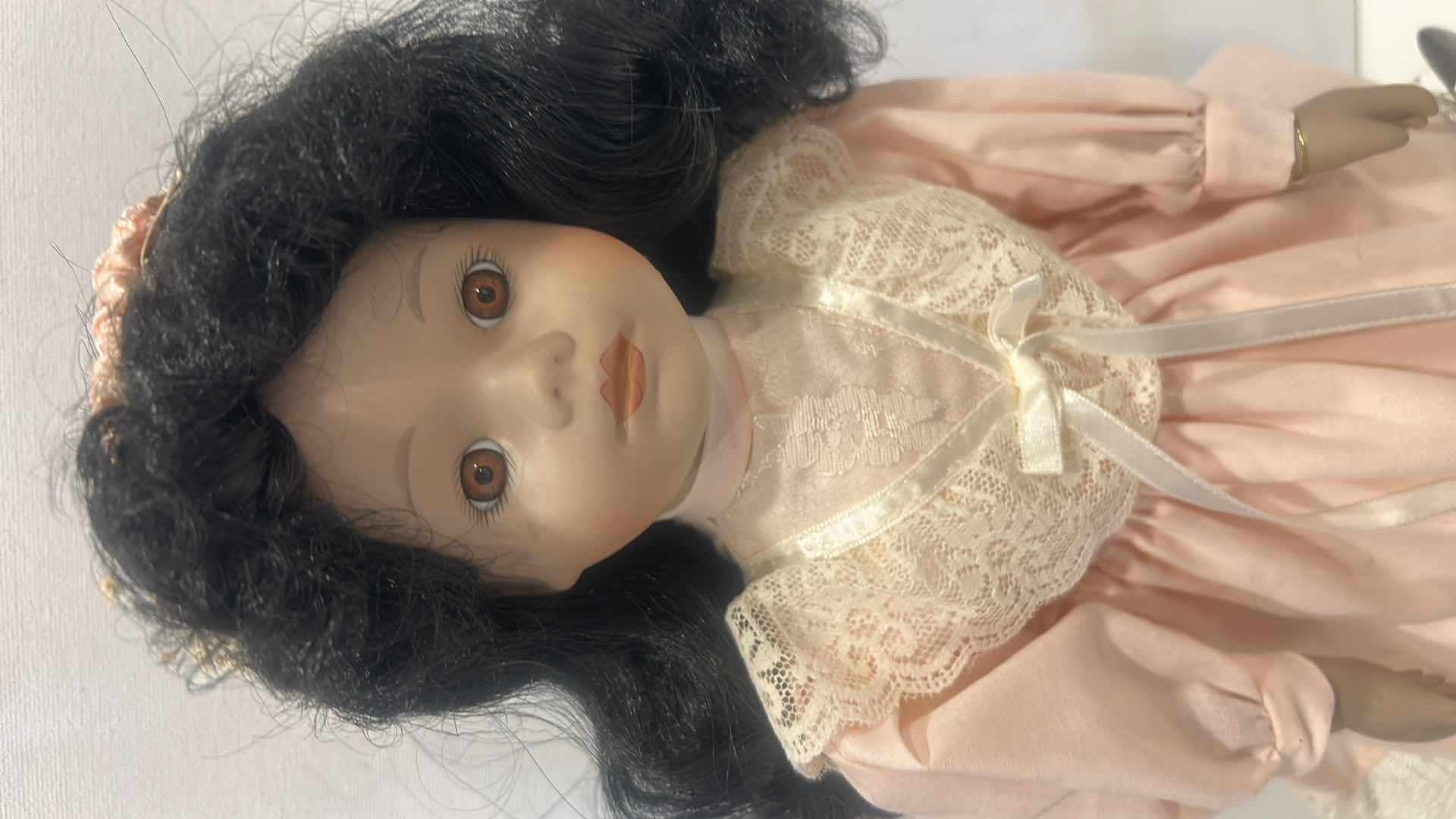 Photo 1 of HOUSE OF LLOYD VINTAGE BISQUE PORCELAIN COLLECTOR DOLL H16” $50