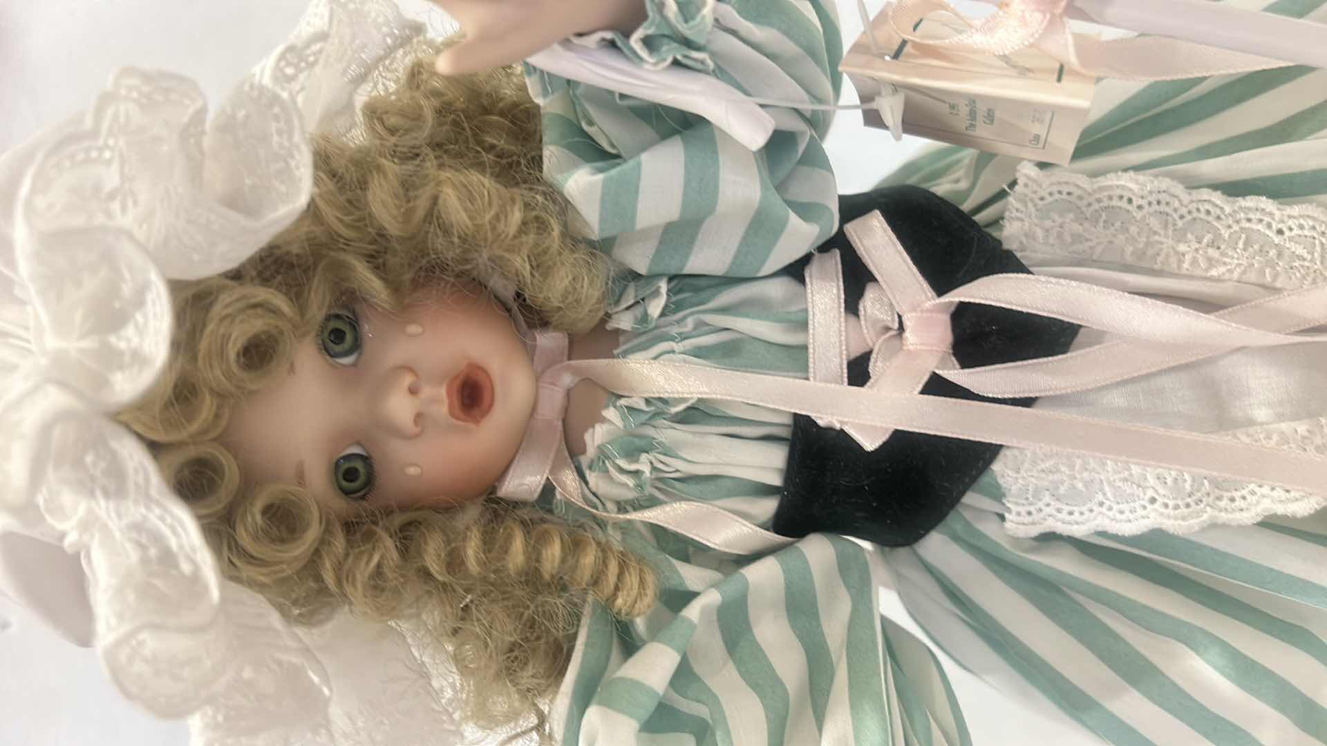 Photo 1 of PORCELAIN DOLL TITLED "LITTLE BO PEEP," PRODUCED BY THE ASHTON-DRAKE GALLERIES. H15” $70