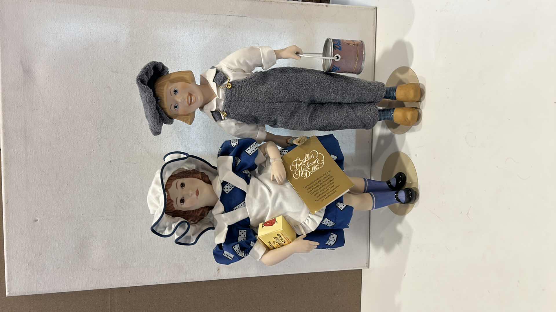 Photo 1 of 2 - 1985-1986 FRANKLIN HEIRLOOM PORCELAIN DOLLS $70