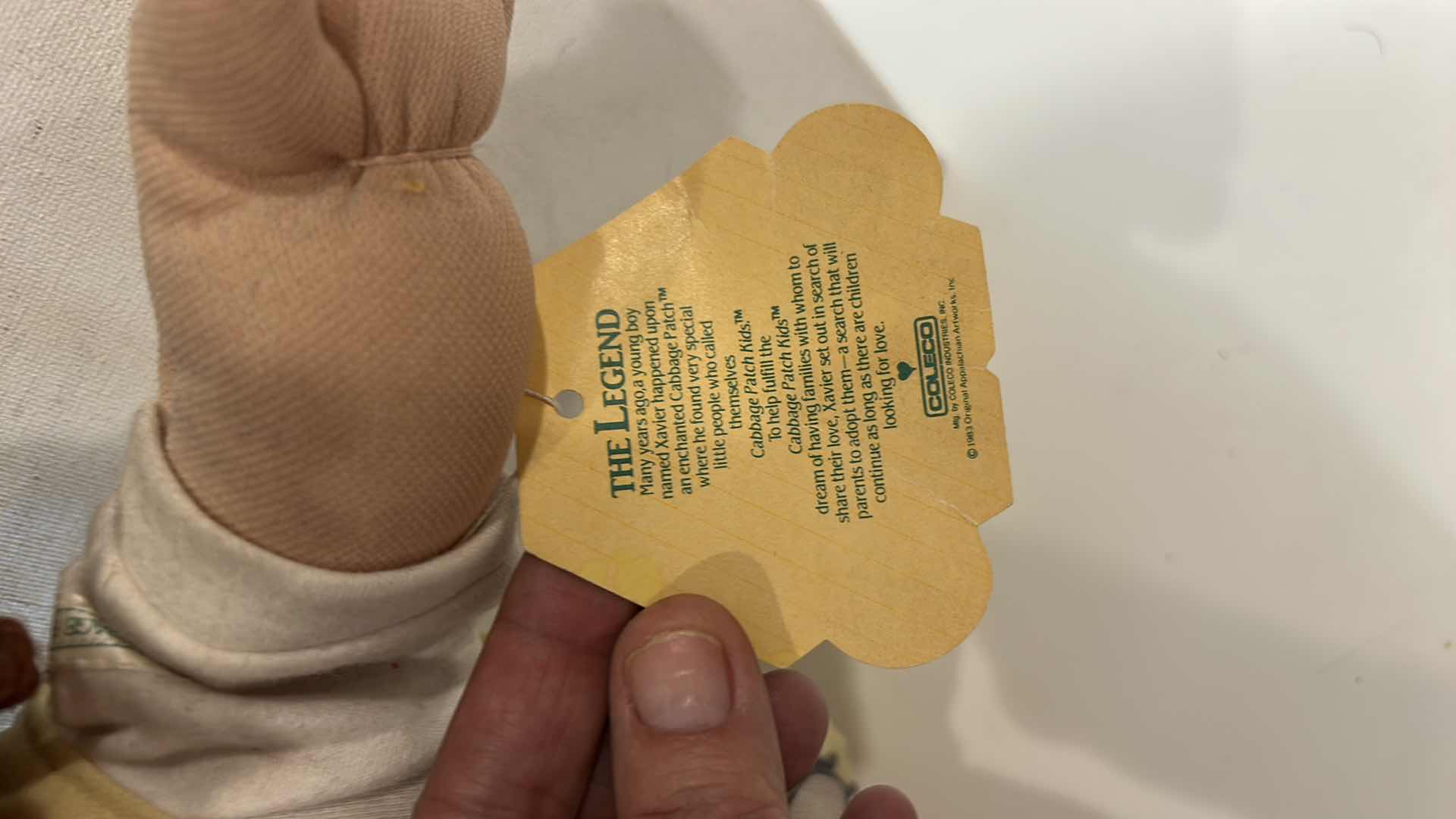 Photo 1 of VINTAGE CABBAGE PATCH KIDS DOLL $75 16”