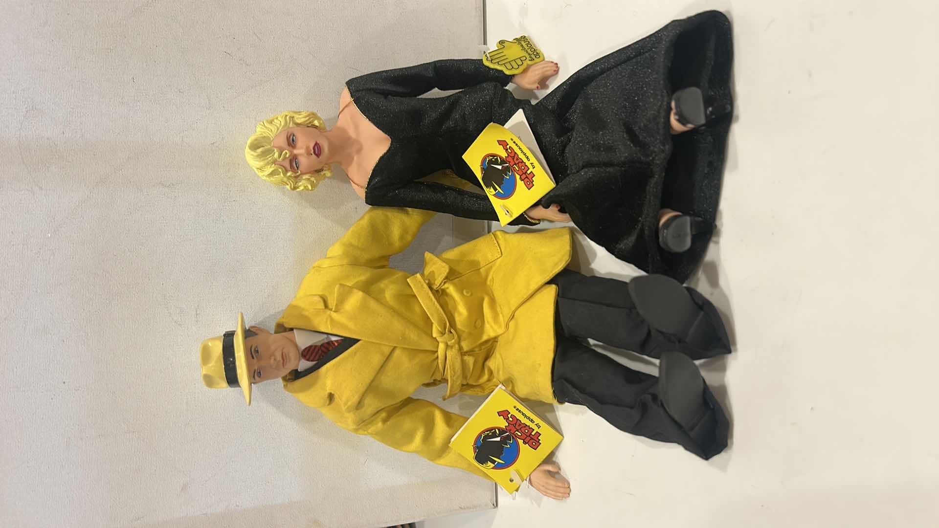 Photo 1 of VINTAGE 1990 DICK TRACY AND BREATHLESS MAHONEY SOFT-BODY DOLL SET $40