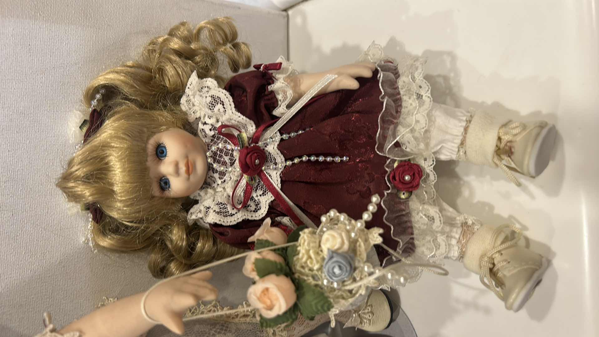 Photo 1 of ARTIST SIGNED GERMANIC/EUROPEAN FOLK STYLE DOLL $65 PLUS 2 ADDITIONAL COLLECTIBLE DOLLS $50
