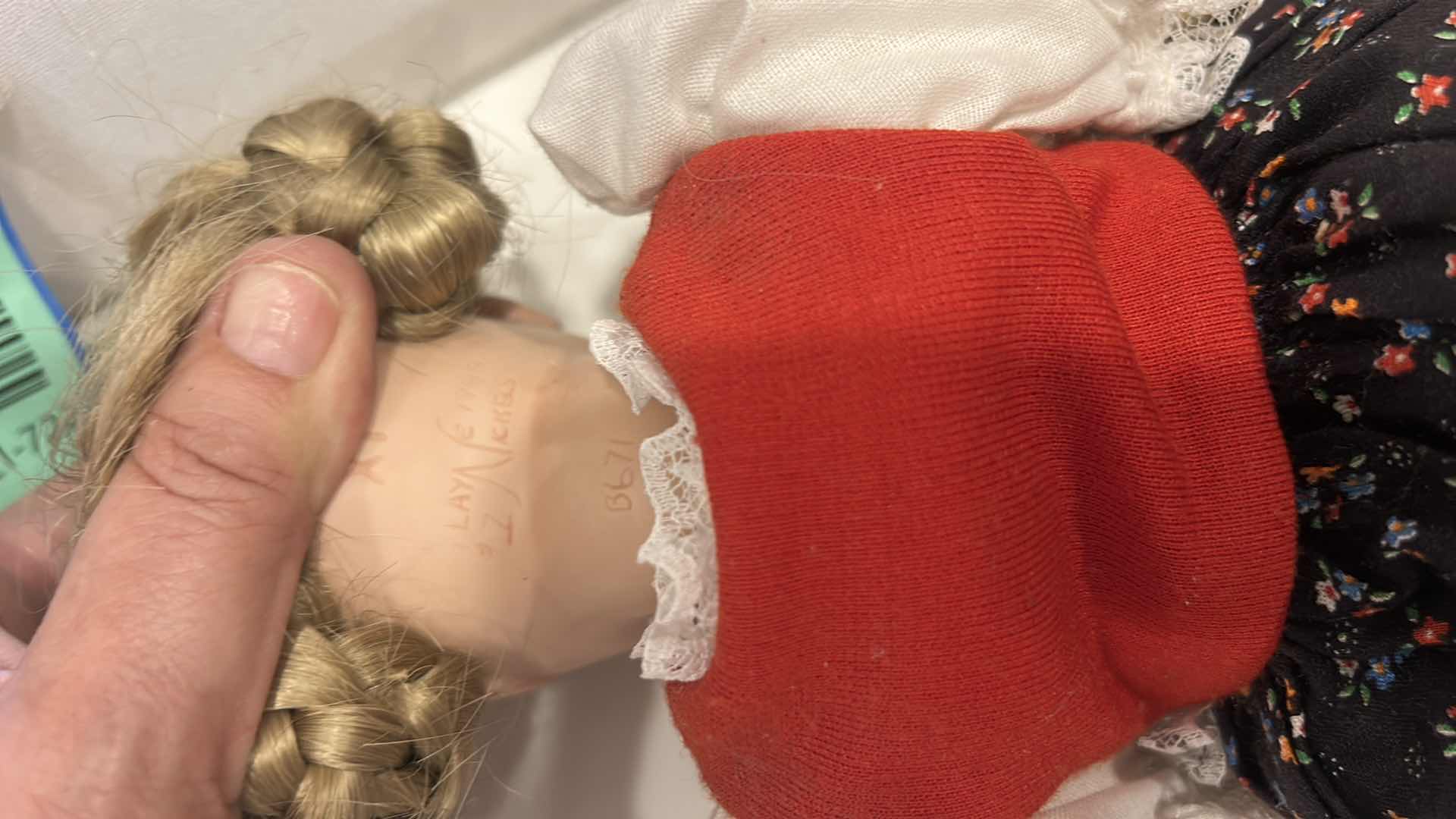 Photo 1 of ARTIST SIGNED GERMANIC/EUROPEAN FOLK STYLE DOLL $65 PLUS 2 ADDITIONAL COLLECTIBLE DOLLS $50