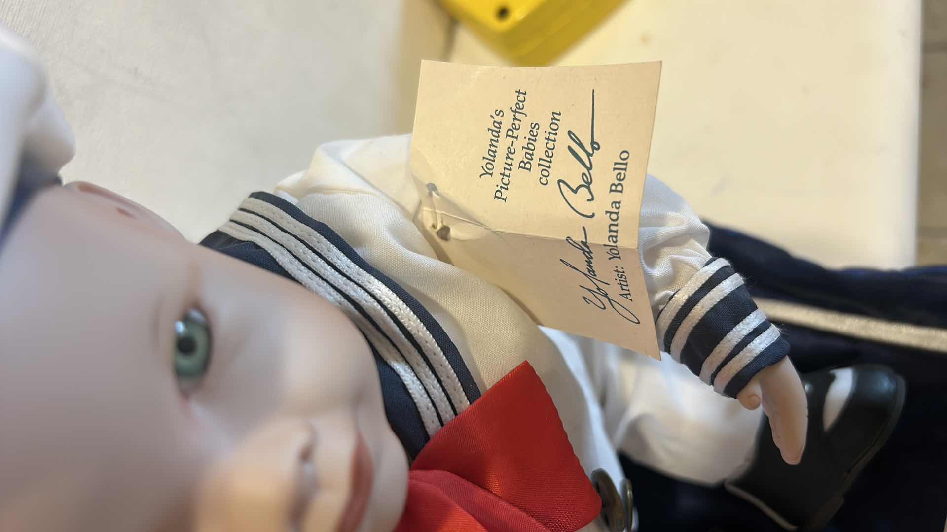 Photo 1 of VINTAGE ASHTON DRAKE GALLERIES PORCELAIN BABY DOLL, MATTHEW BY ARTIST TITUS TOMESCU $60 H10”