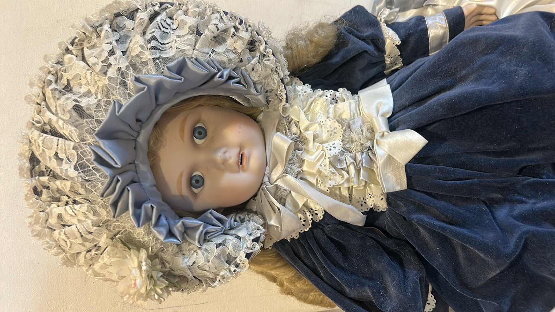 Photo 1 of VINTAGE COLLECTIBLE, PORCELAIN DOLL H29”