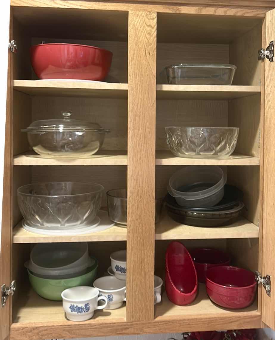 Photo 1 of CONTENTS OF CABINET IN KITCHEN