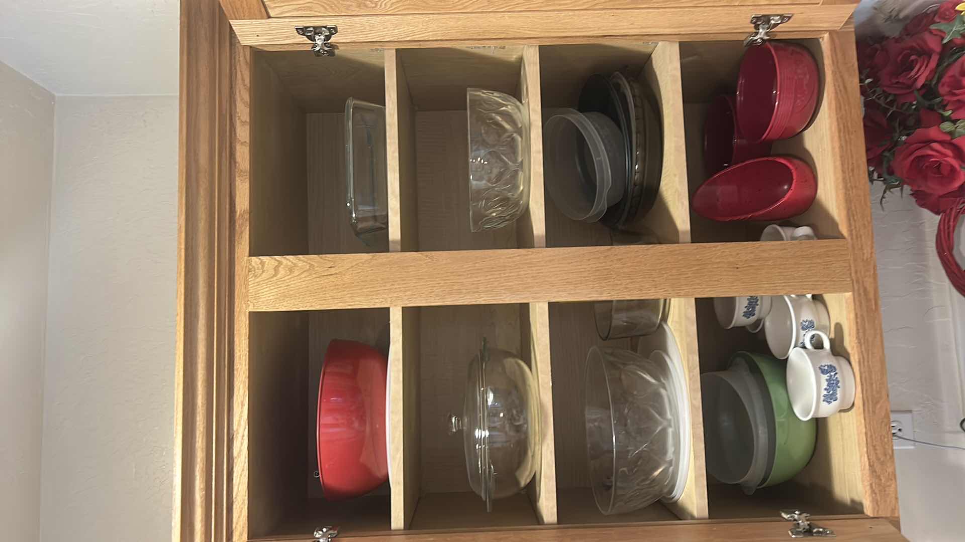 Photo 1 of CONTENTS OF CABINET IN KITCHEN