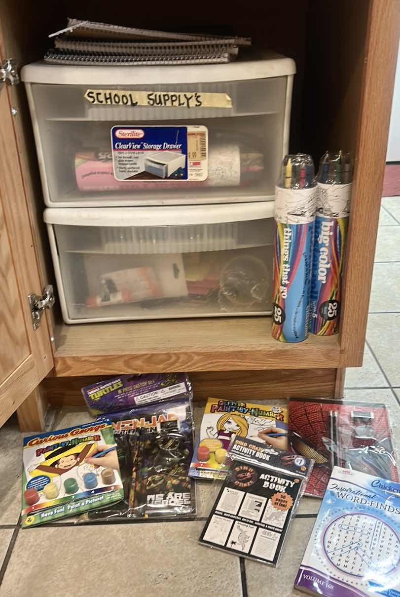 Photo 1 of SCHOOL SUPPLIES