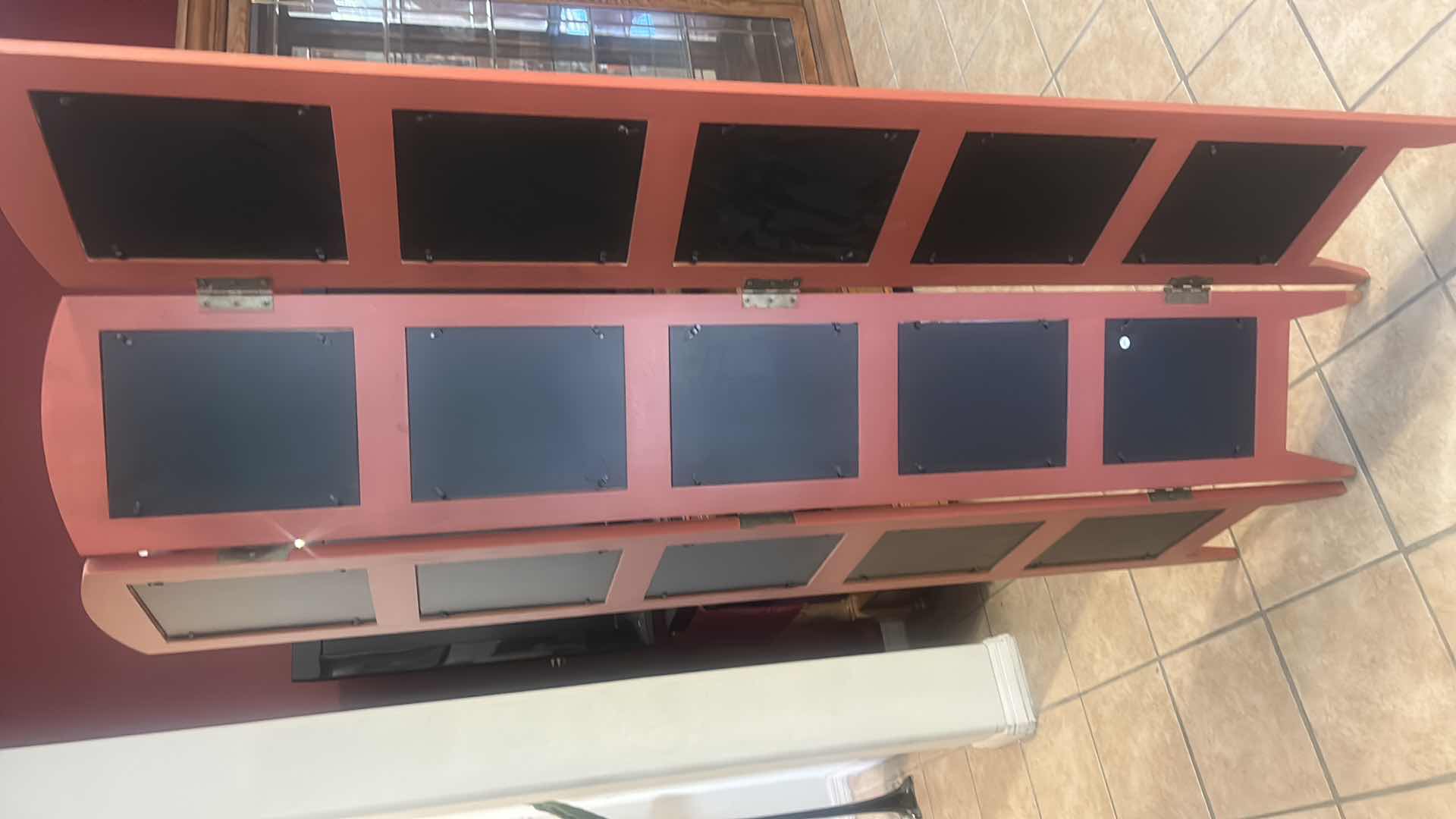 Photo 1 of WOOD PICTURE FRAME ROOM DIVIDER 33” x H69”