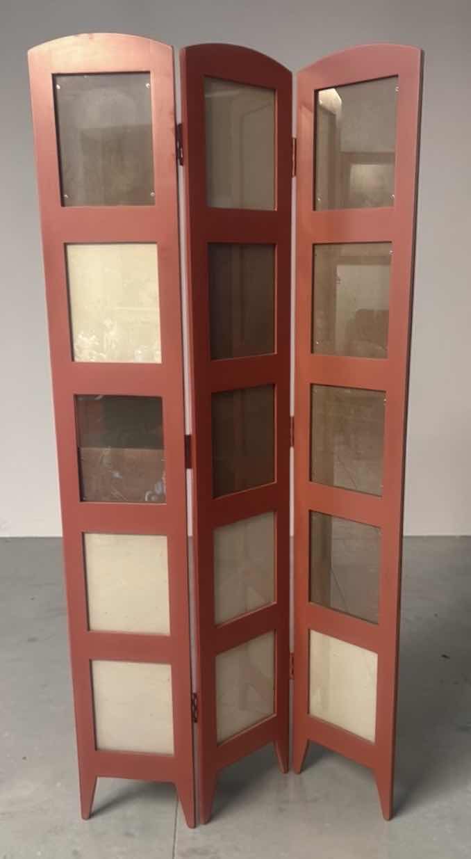 Photo 1 of WOOD PICTURE FRAME ROOM DIVIDER 33” x H69”