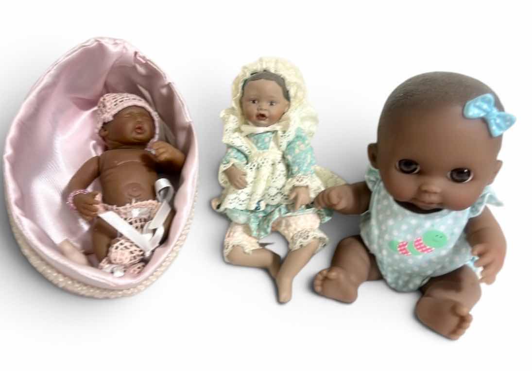 Photo 1 of 3 COLLECTIBLE BABY DOLLS H7”