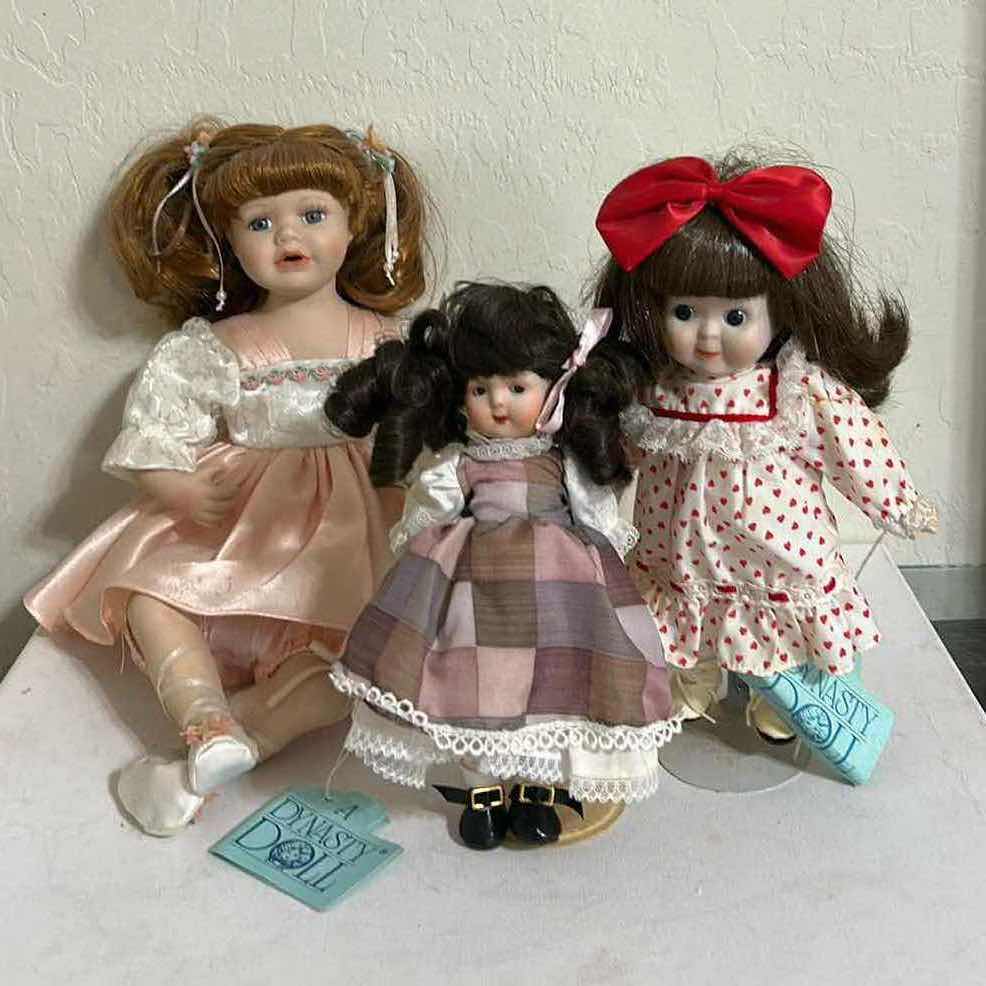 Photo 1 of 3 COLLECTIBLE, PORCELAIN DOLLS