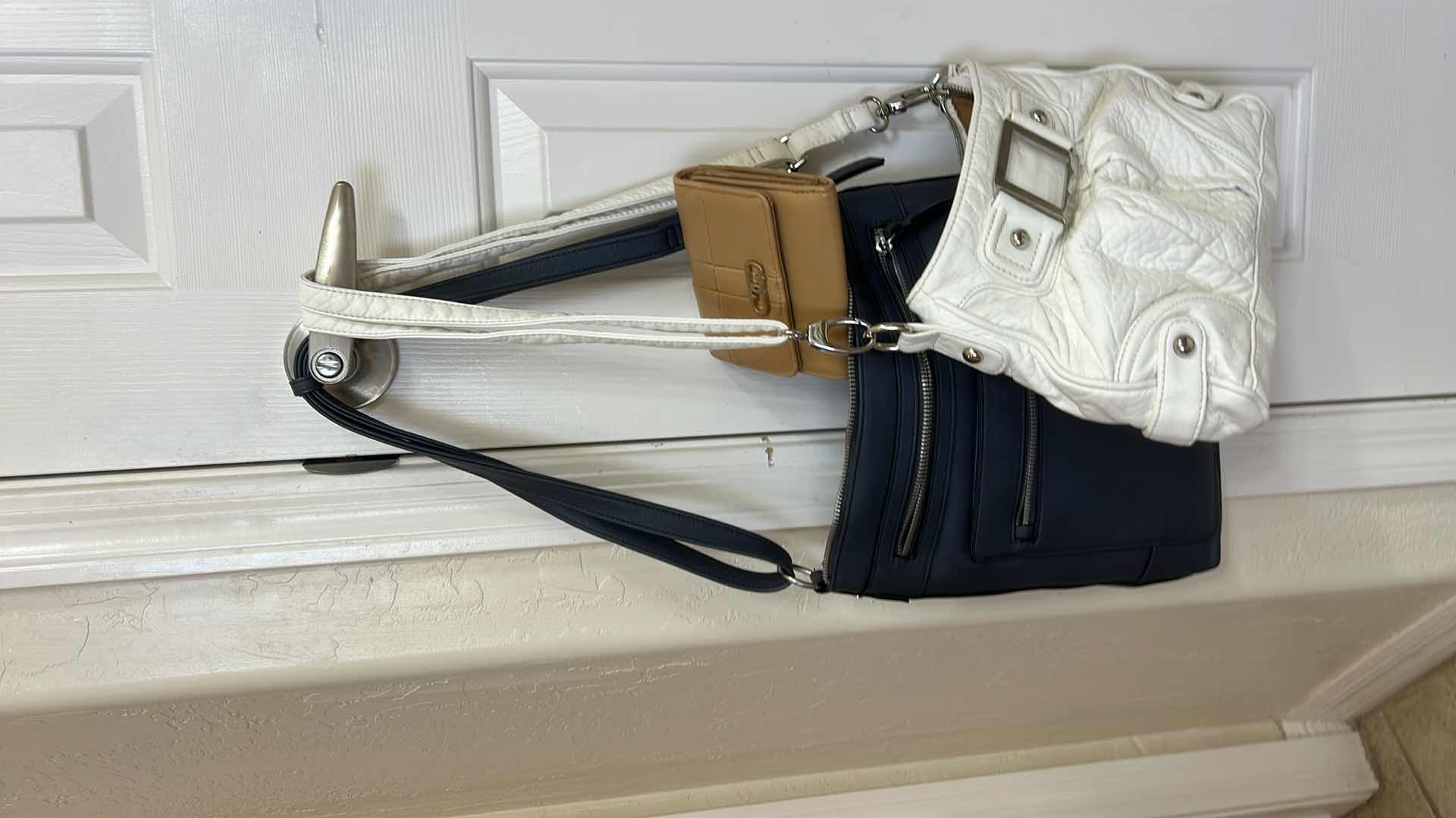 Photo 1 of TWO LADIES HANDBAGS, AND ONE WALLET