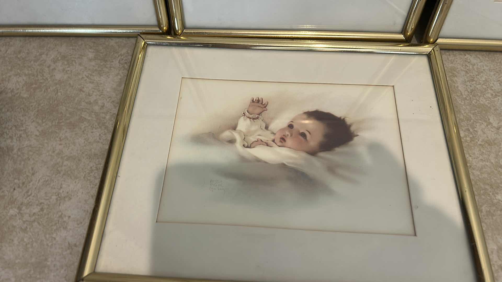 Photo 1 of 4 FRAMED ART PRINTS BY AMERICAN ILLUSTRATOR BESSIE PEASE GUTMANN. ARTWORK 8" X 10" $ 125