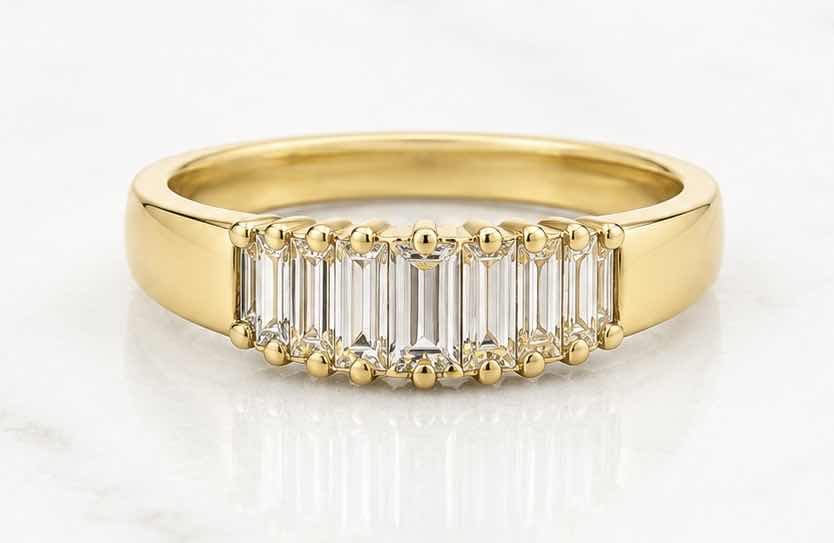 Photo 1 of 18K YELLOW GOLD 0.90 CTW DIAMOND RING 4.8 8G SIZE 6W APPRAISAL #2004