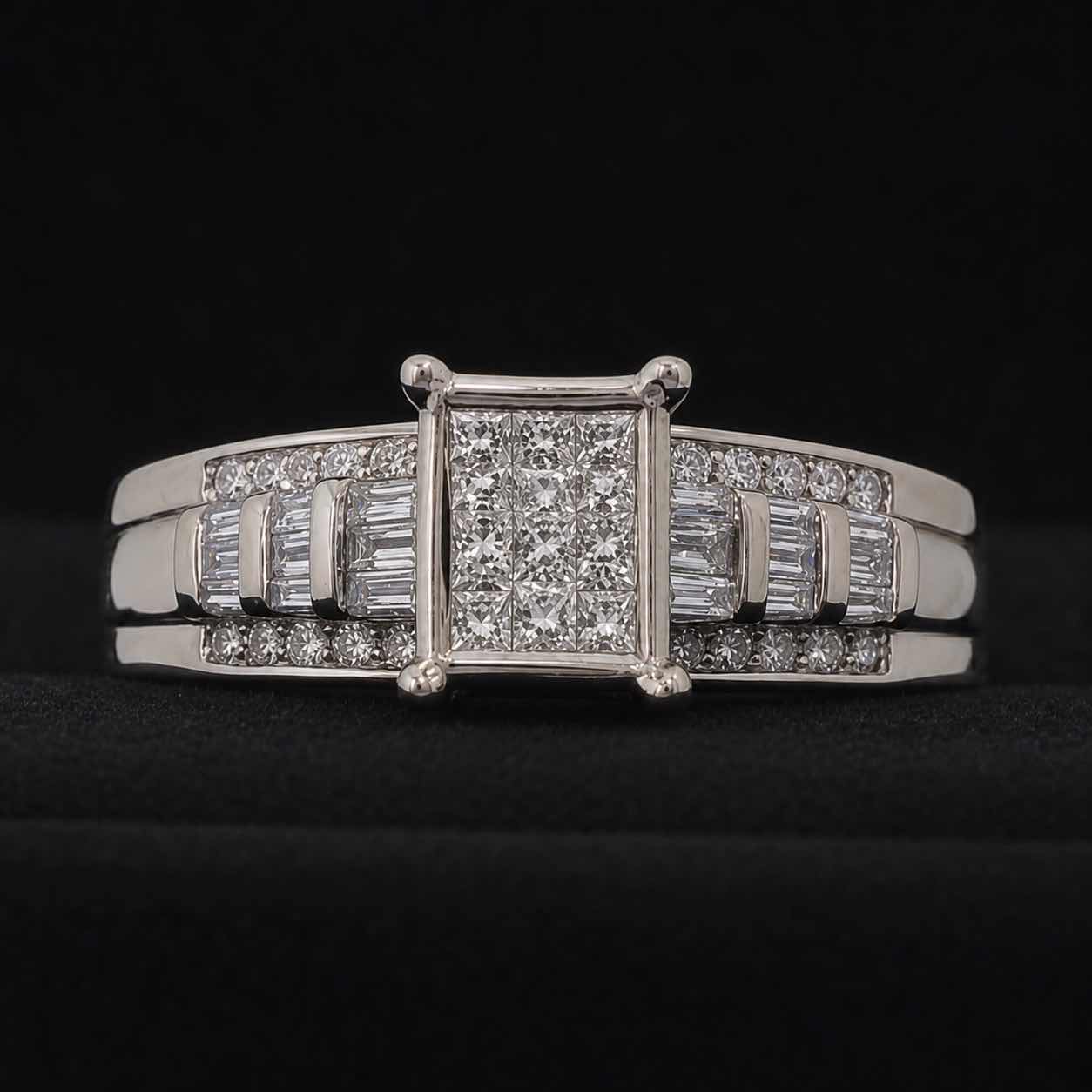 Photo 1 of 10K YELLOW GOLD 1CTW DIAMOND RING 3.4 G (EST SIZE 6–7) #40