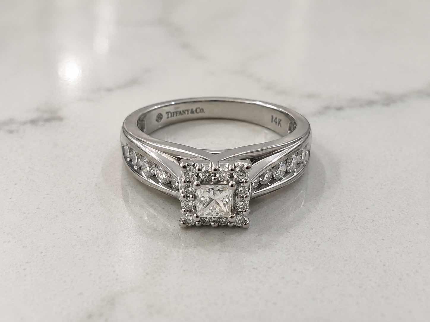 Photo 1 of 14K WHITE GOLD 1 CTW DIAMOND RING. (EST SIZE 6–7) #5