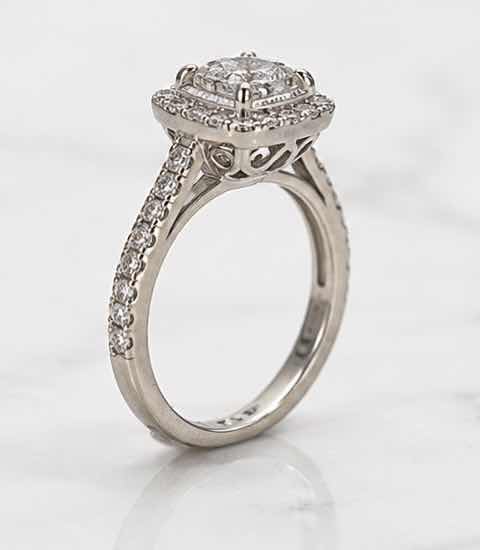 Photo 1 of 14K YELLOW GOLD 1CTW DIAMOND RING 3.5G ( SIZE 6–7) #13