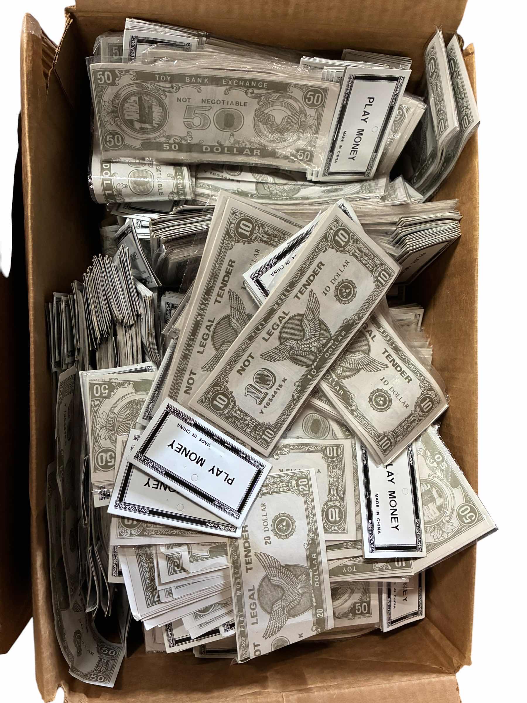 Photo 1 of NIP PLAY MONEY-VARIOUS DENOMINATIONS BILLS