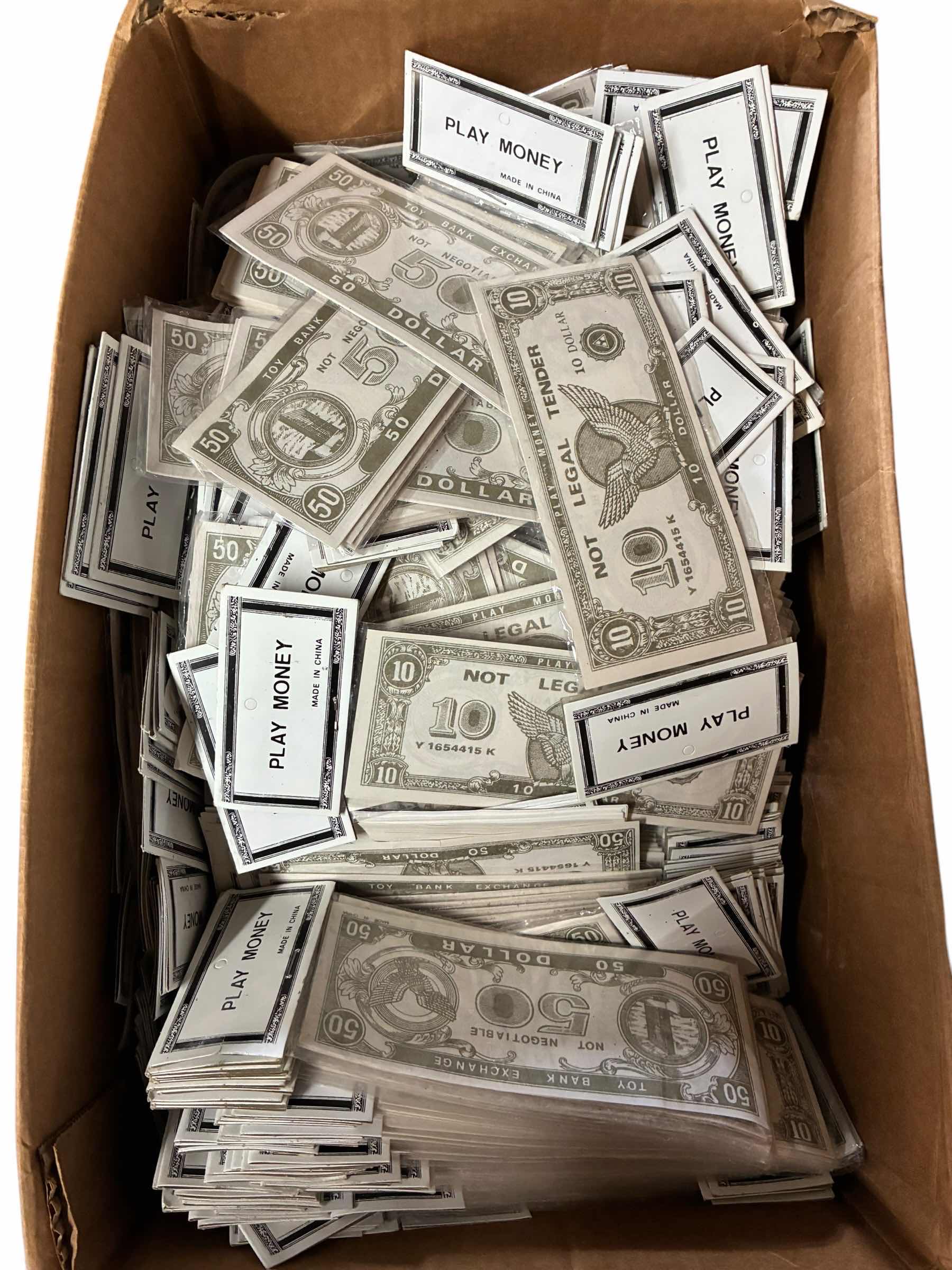 Photo 1 of PLAY MONEY-VARIOUS DENOMINATIONS BILLS