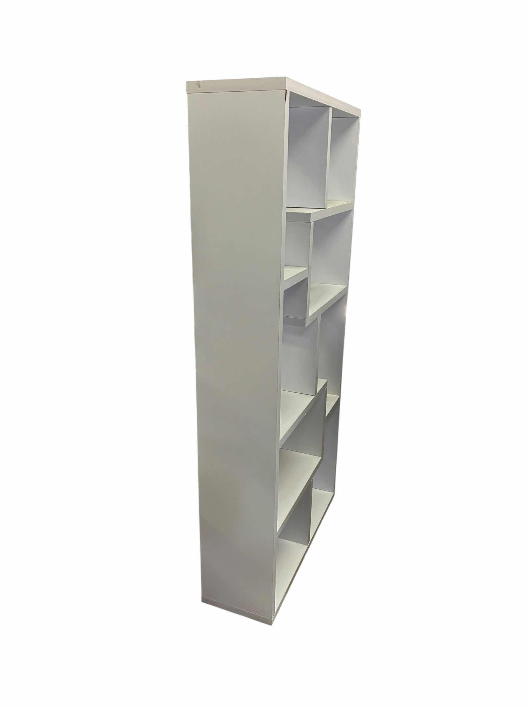 Photo 1 of WINOU WHITE WOOD GEOMETRIC DISPLAY BOOKCASE