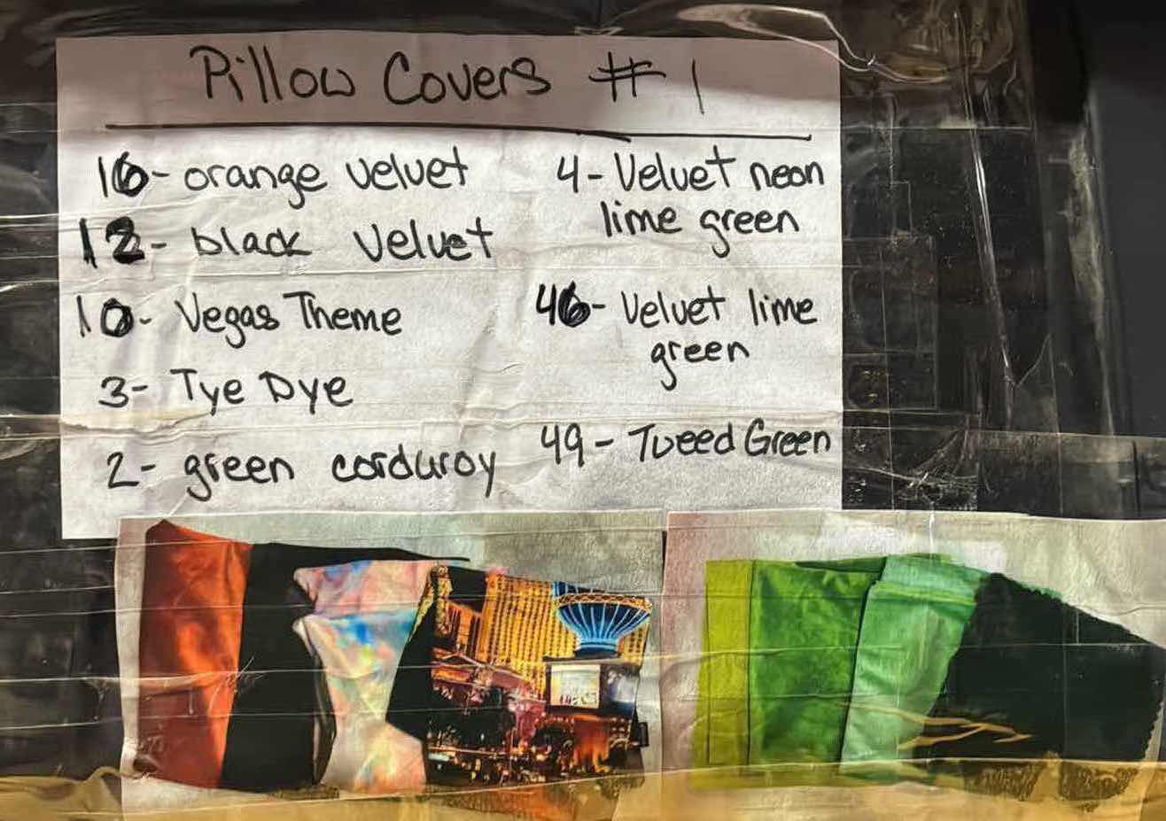 Photo 1 of PILLOW COVERS 1- VARIOUS STYLES & MATERIAL