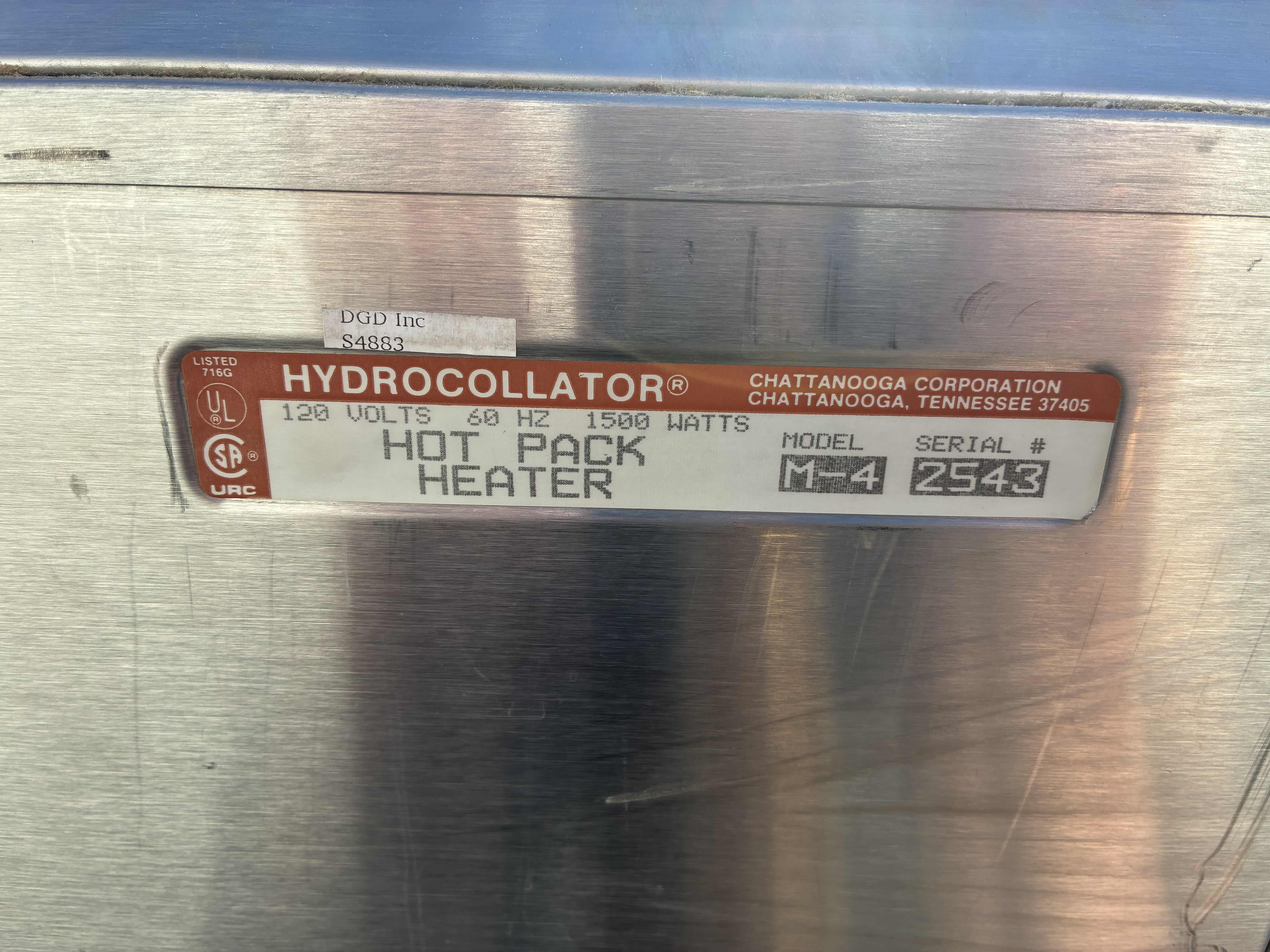 Photo 1 of HYDROCOLLATOR STAINLESS STEEL HOT PACK HEATER MODEL M-4