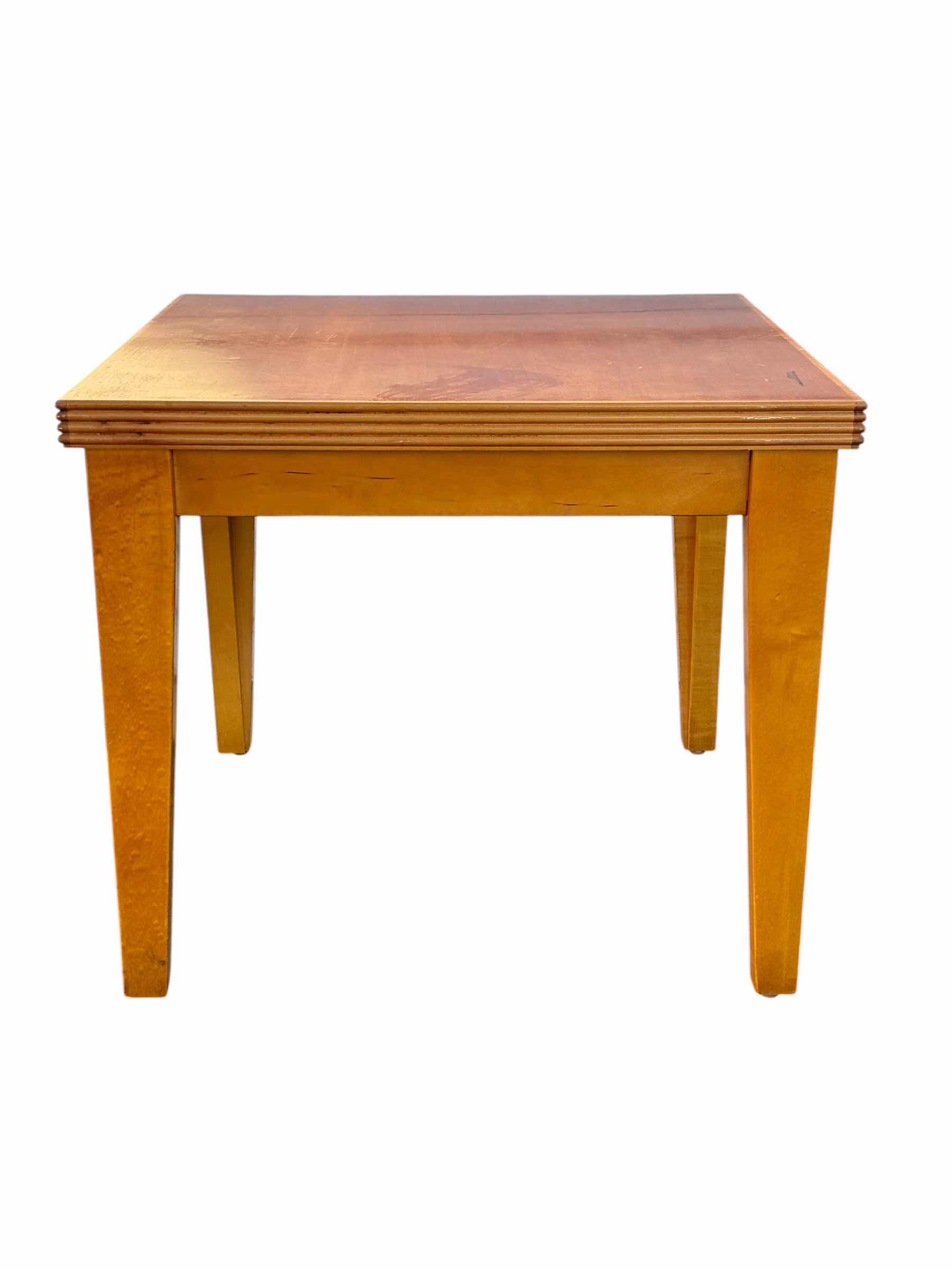 Photo 1 of 2-TONE WOOD SIDE TABLE 24” X 20”