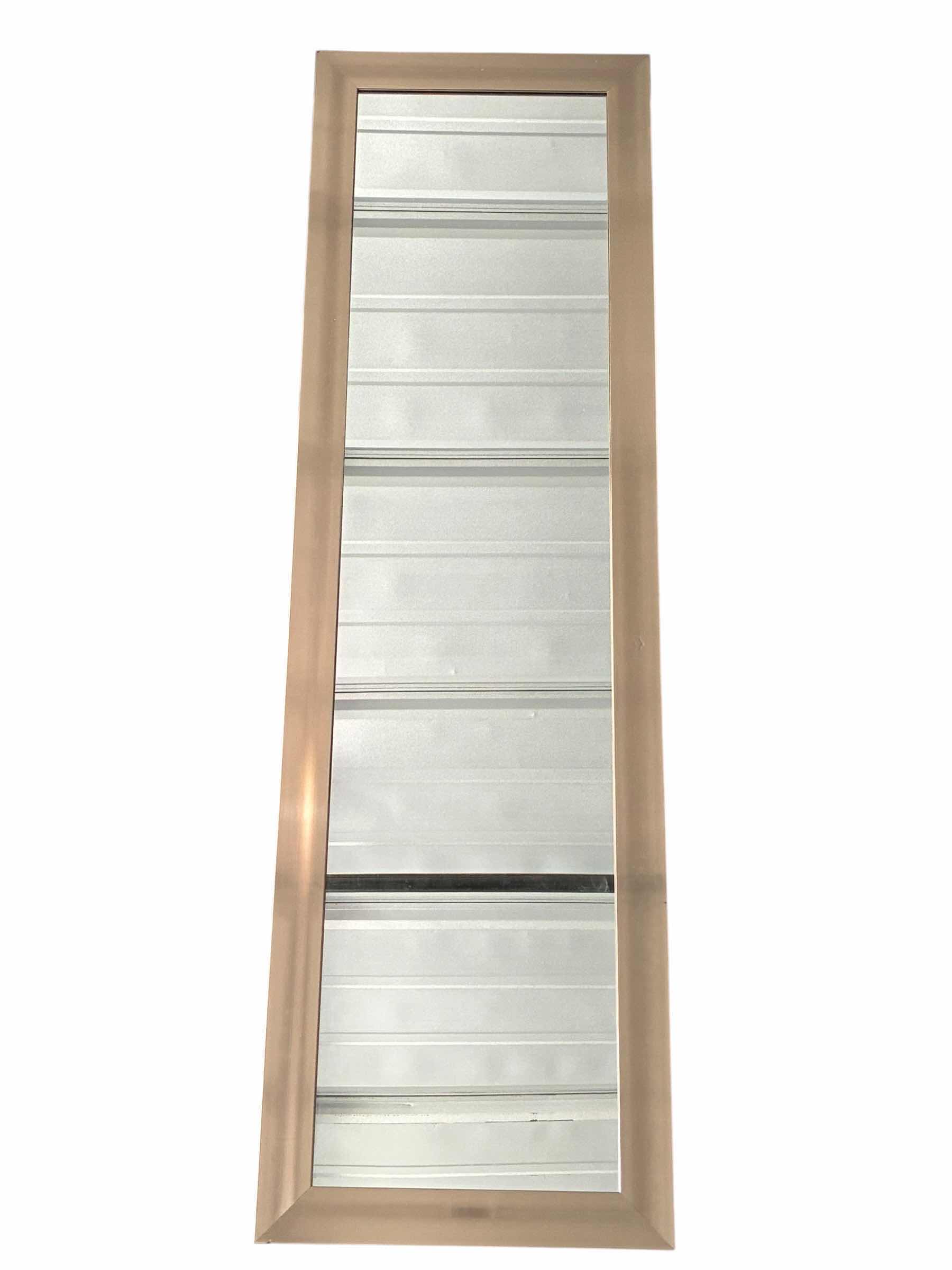 Photo 1 of SILVER METALLIC FRAMED FULL-SIZE MIRROR 16” X 54”