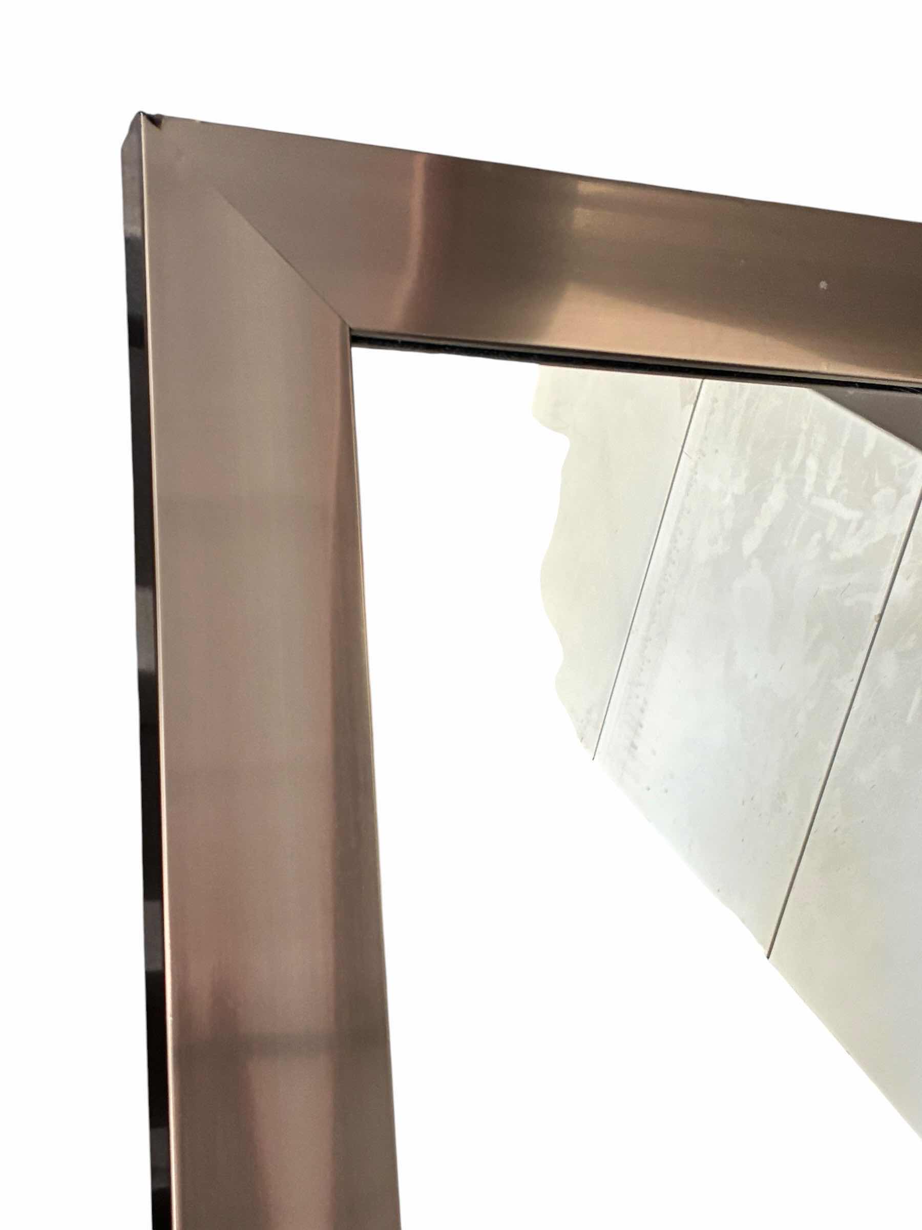 Photo 1 of SILVER METALLIC FRAMED FULL-SIZE MIRROR 16” X 54”