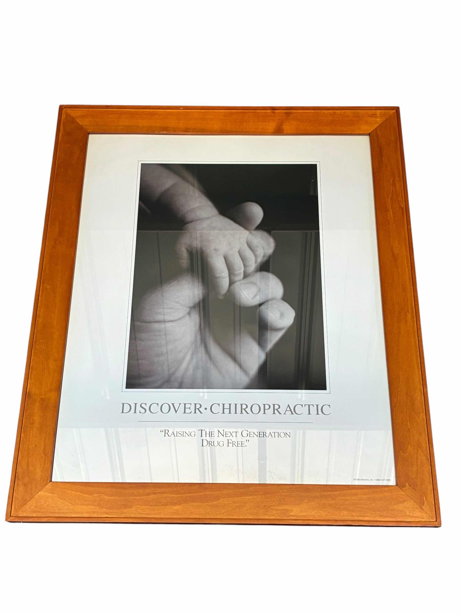 Photo 1 of DISCOVER CHIROPRACTIC RAISING THE NEXT GENERATION, DRUG-FREE FRAMED POSTER 29“ X 35“