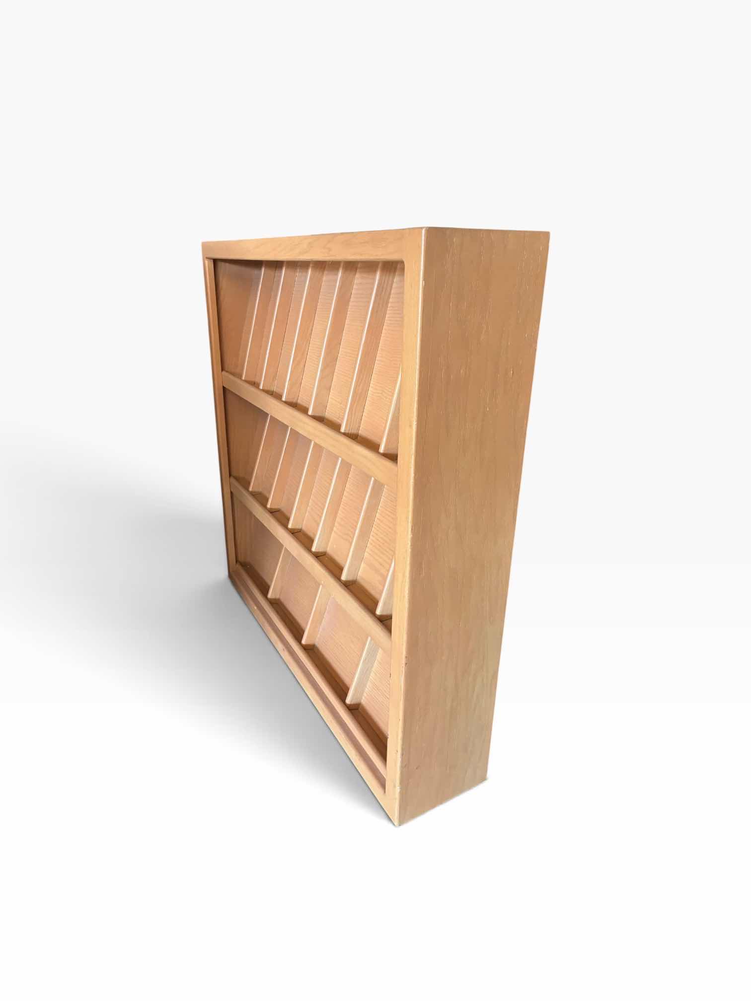 Photo 1 of PAMPHLET & BROCHURE DISPLAY WOOD SHELF 6“ x 8“ H36“