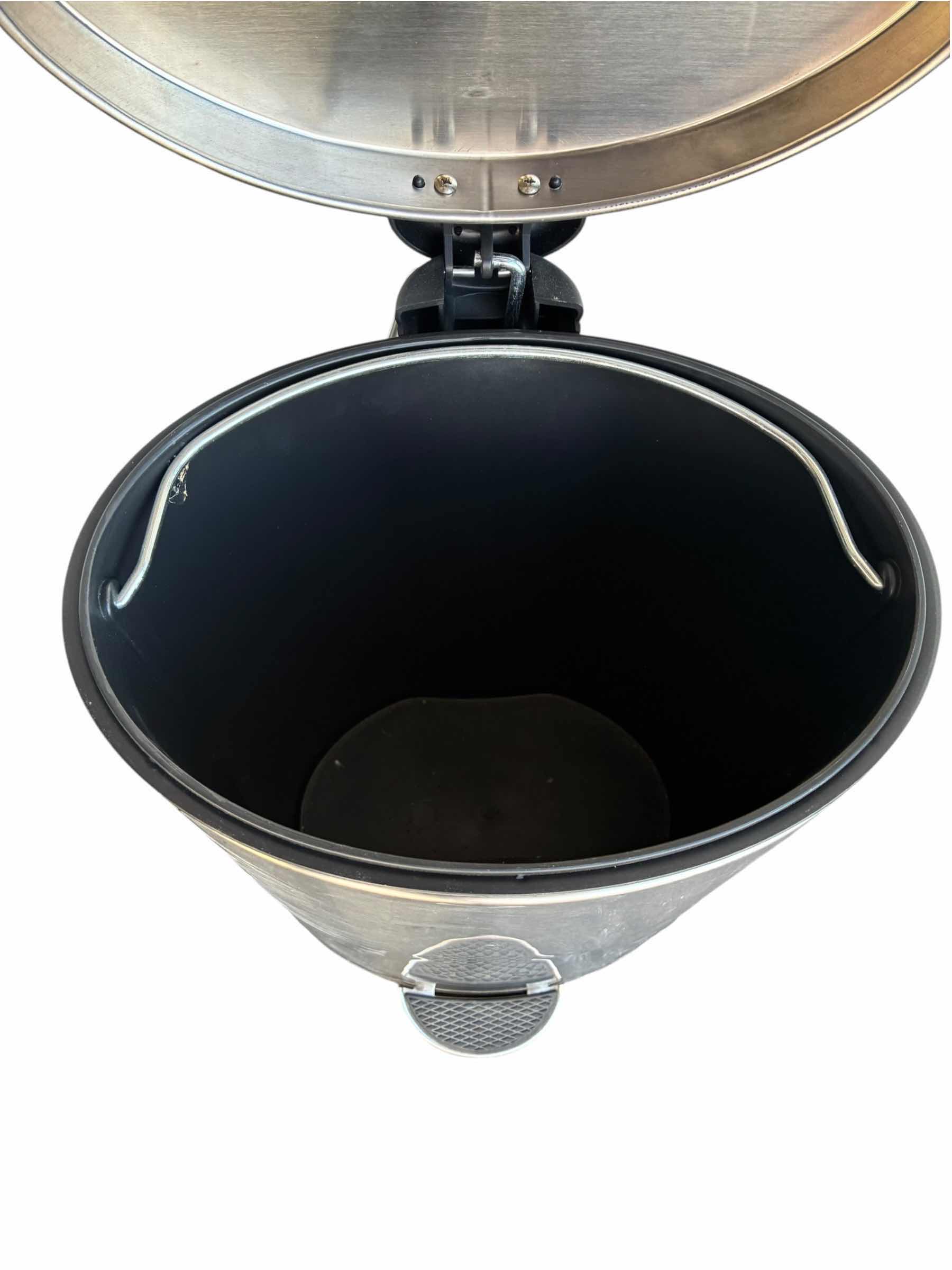 Photo 1 of STAINLESS STEEL OFFICE TRASHCAN