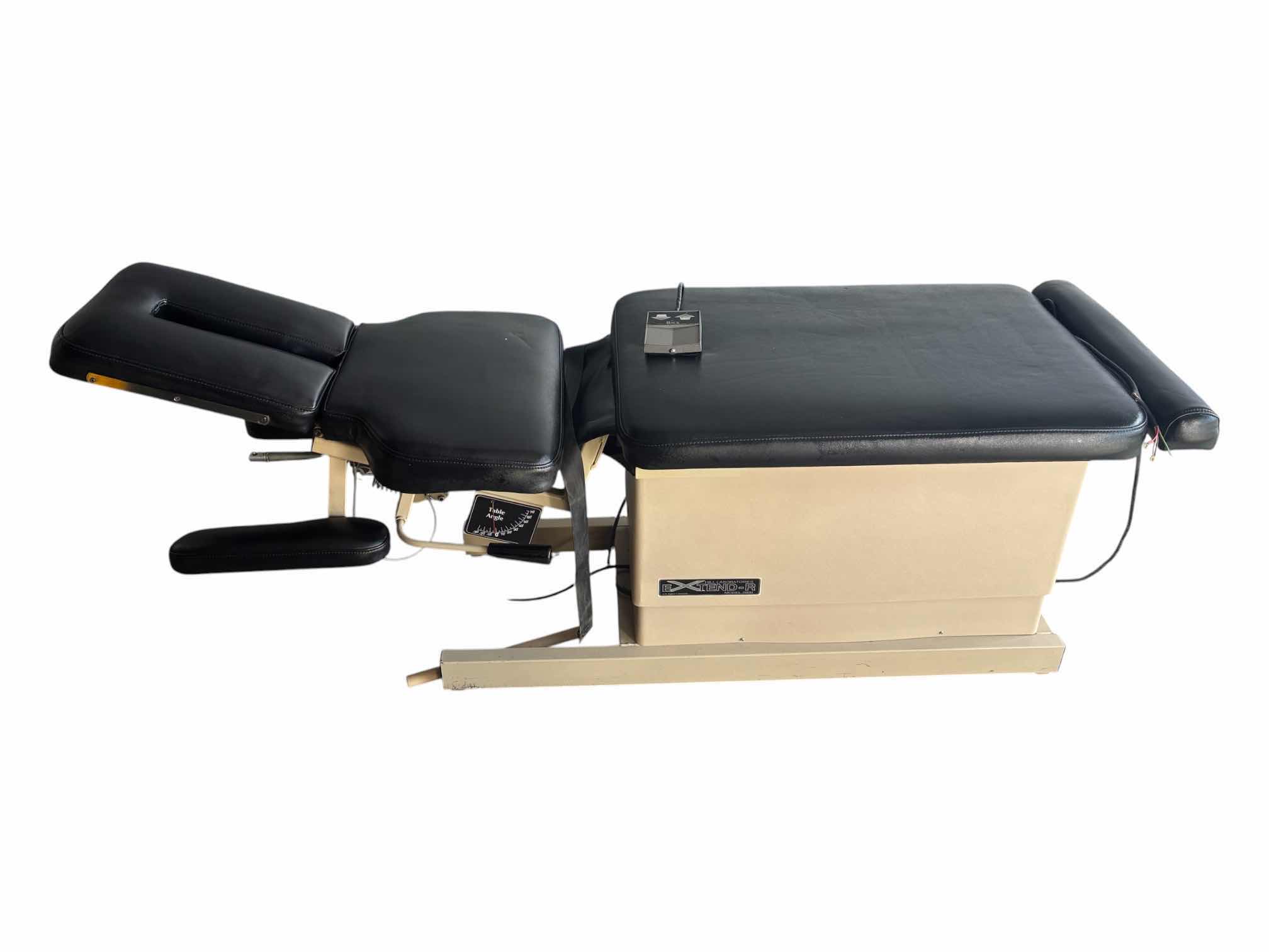 Photo 1 of HILL LABORATORIES EXTEND-R CHIROPRACTIC TABLE W CONTROLLER MODEL 2000