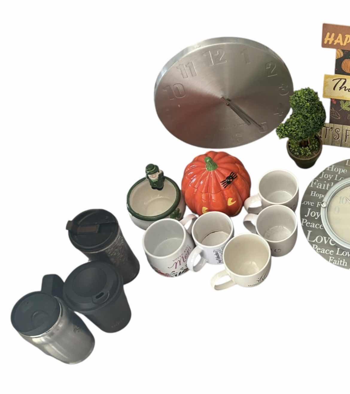 Photo 1 of OFFICE KITCHEN-UTENSILS, MUGS, SUPPLIES & DECOR