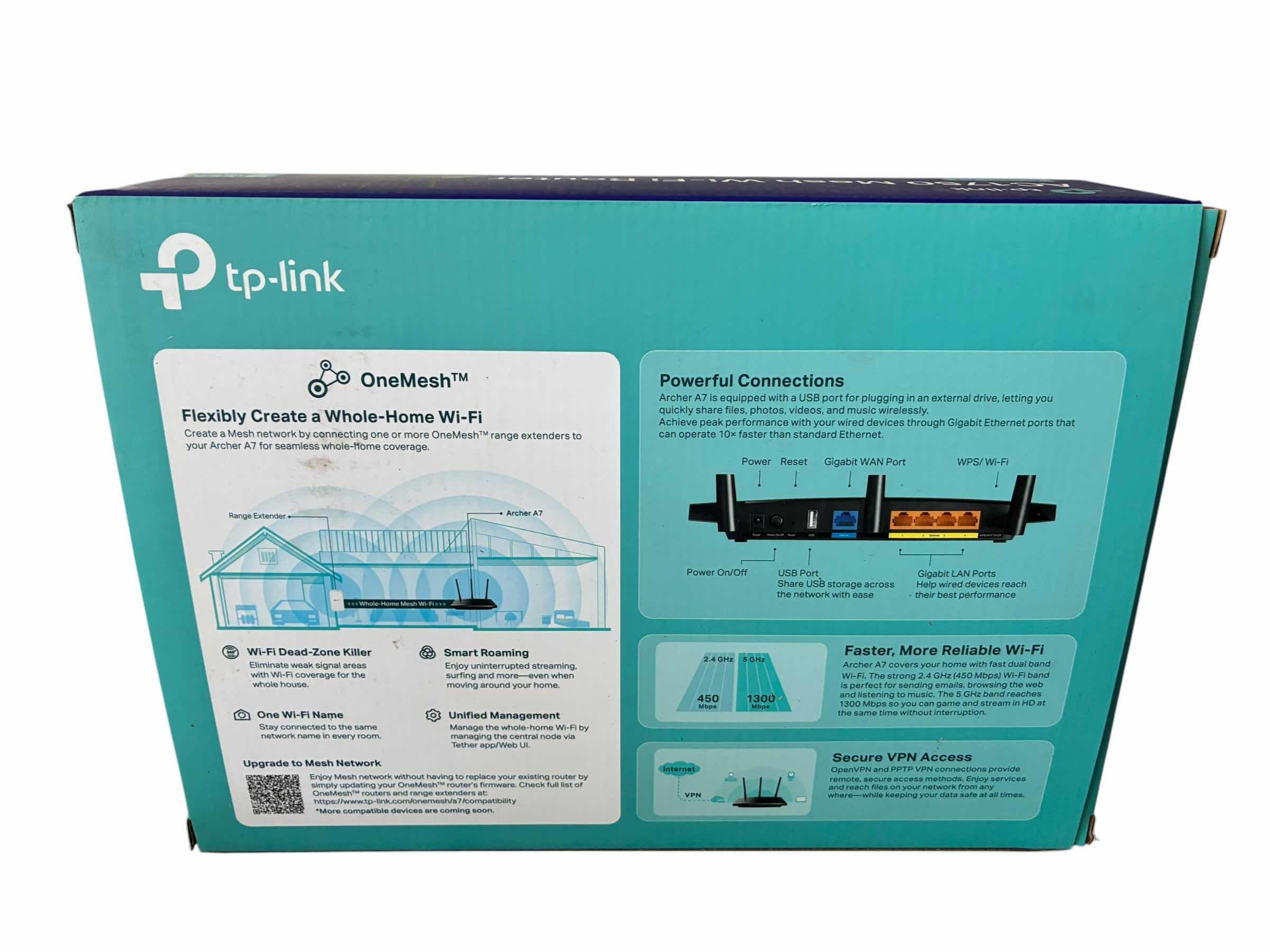 Photo 1 of TP LINK MESH WI-FI ROUTER