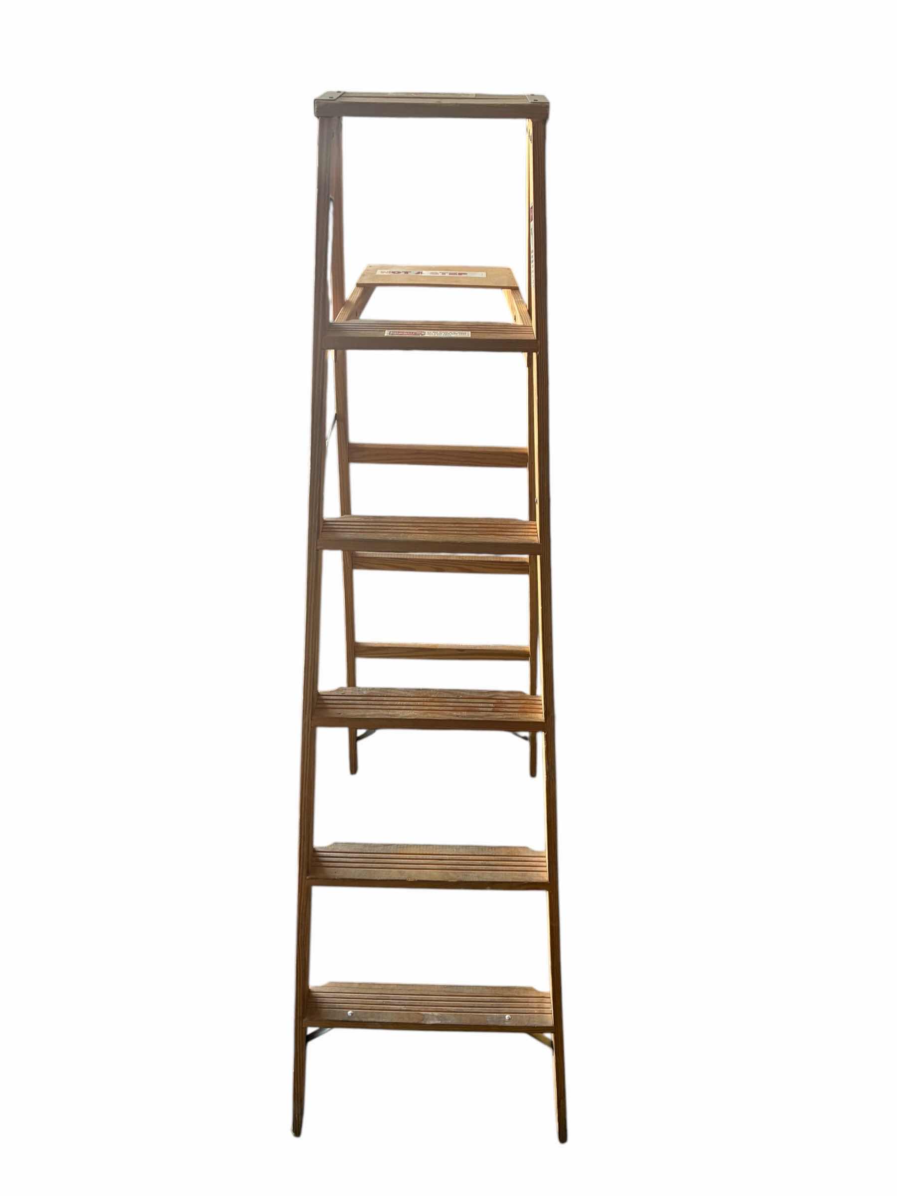 Photo 1 of WERNER 6’ WOOD STEP LADDER