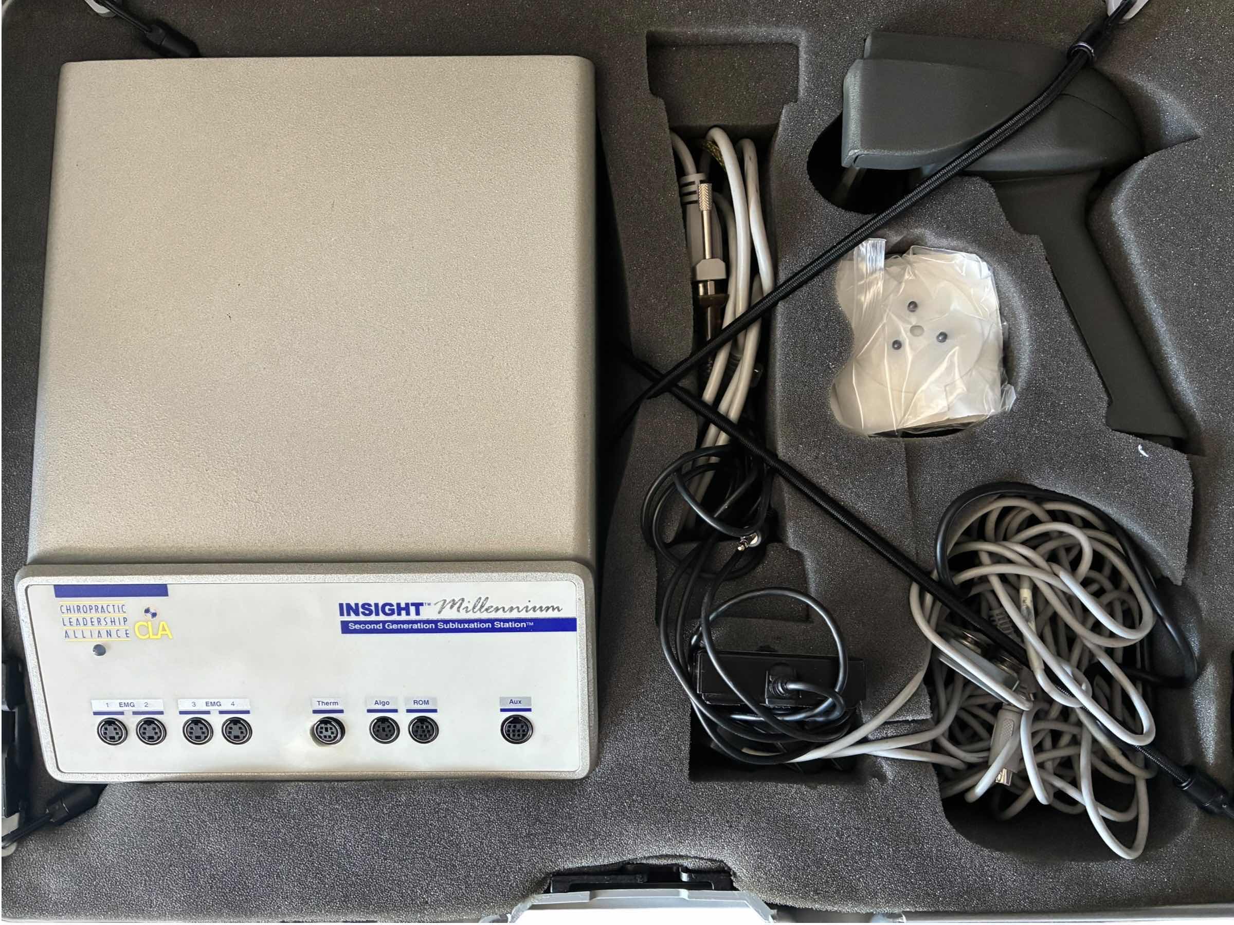 Photo 1 of CHIROPRACTIC LEADERSHIP ALLIANCE INSIGHT MILLENNIUM SECOND GENERATION SUBLUXATION STATION W CASE