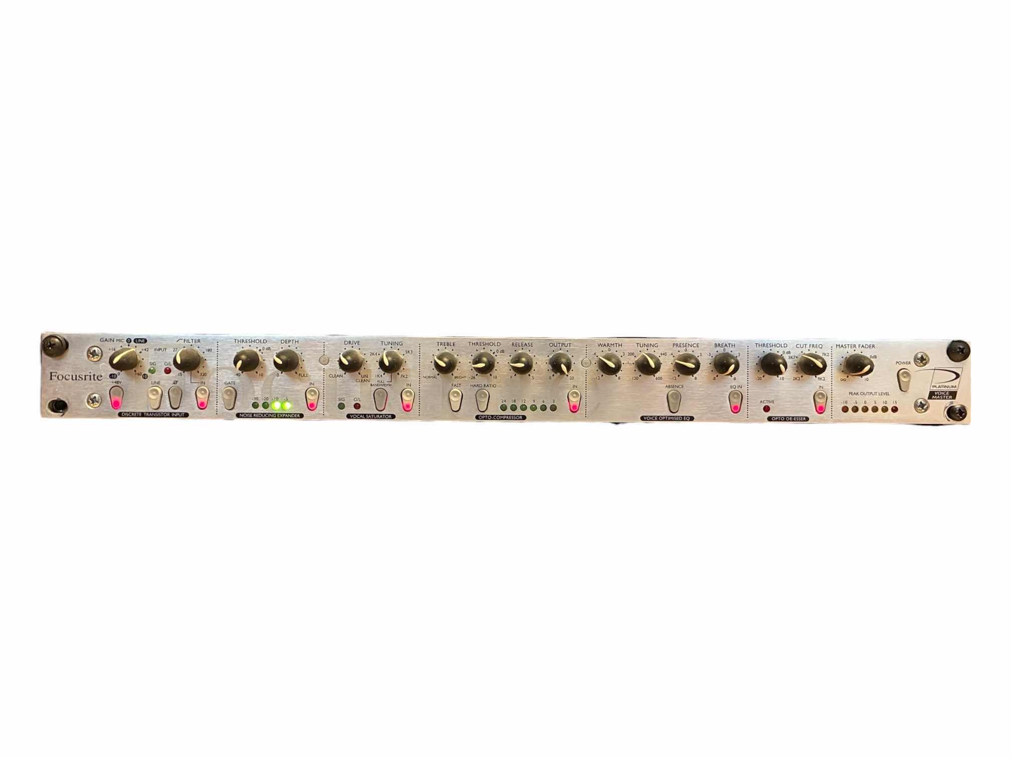 Photo 1 of FOCUSRITE PLATINUM VOICE MASTER CHANNEL STRIP